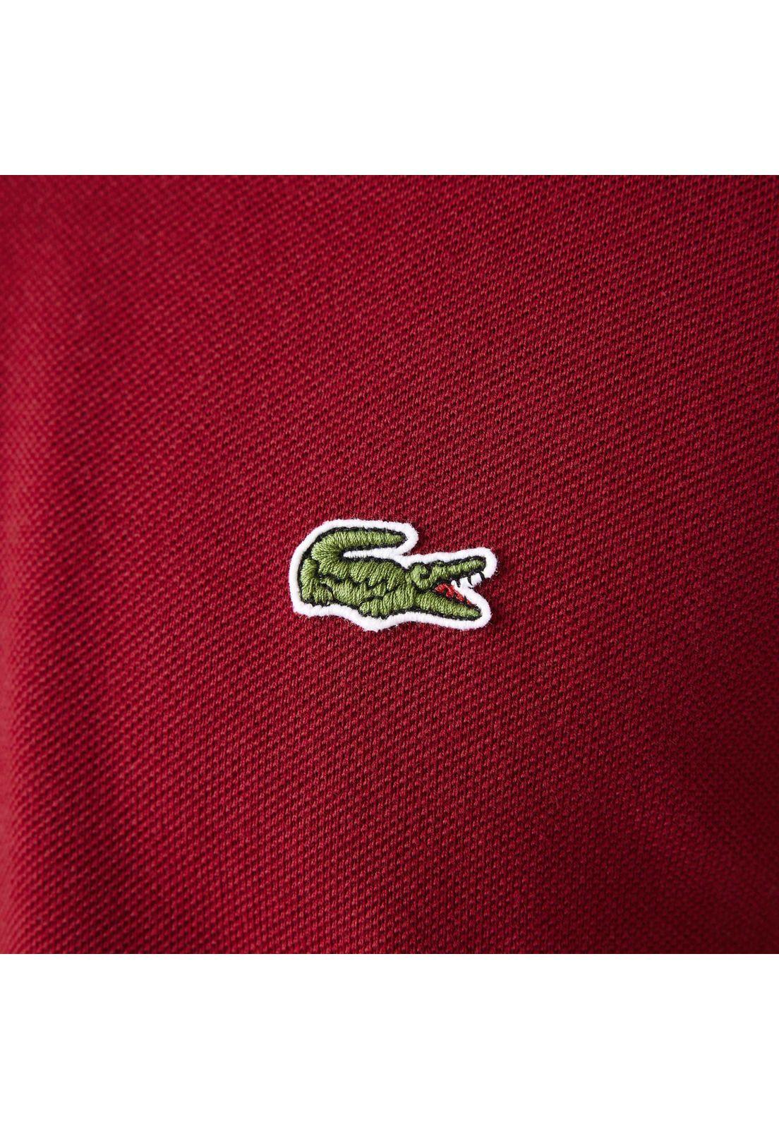 Polera Polo L1312 Lacoste Hombre Rojo-3