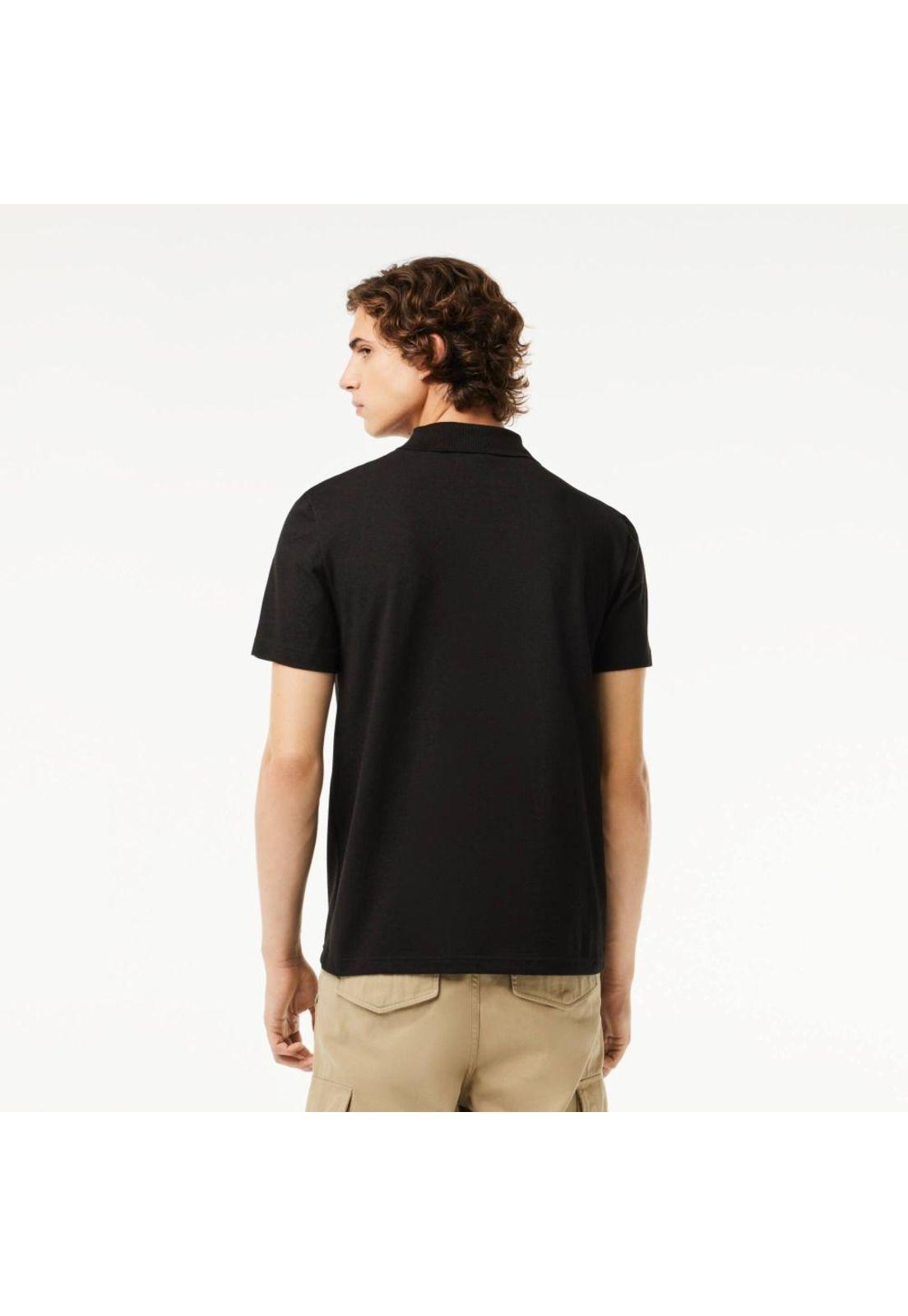 Polera Polo Lacoste DH0783 Hombre Negro-2
