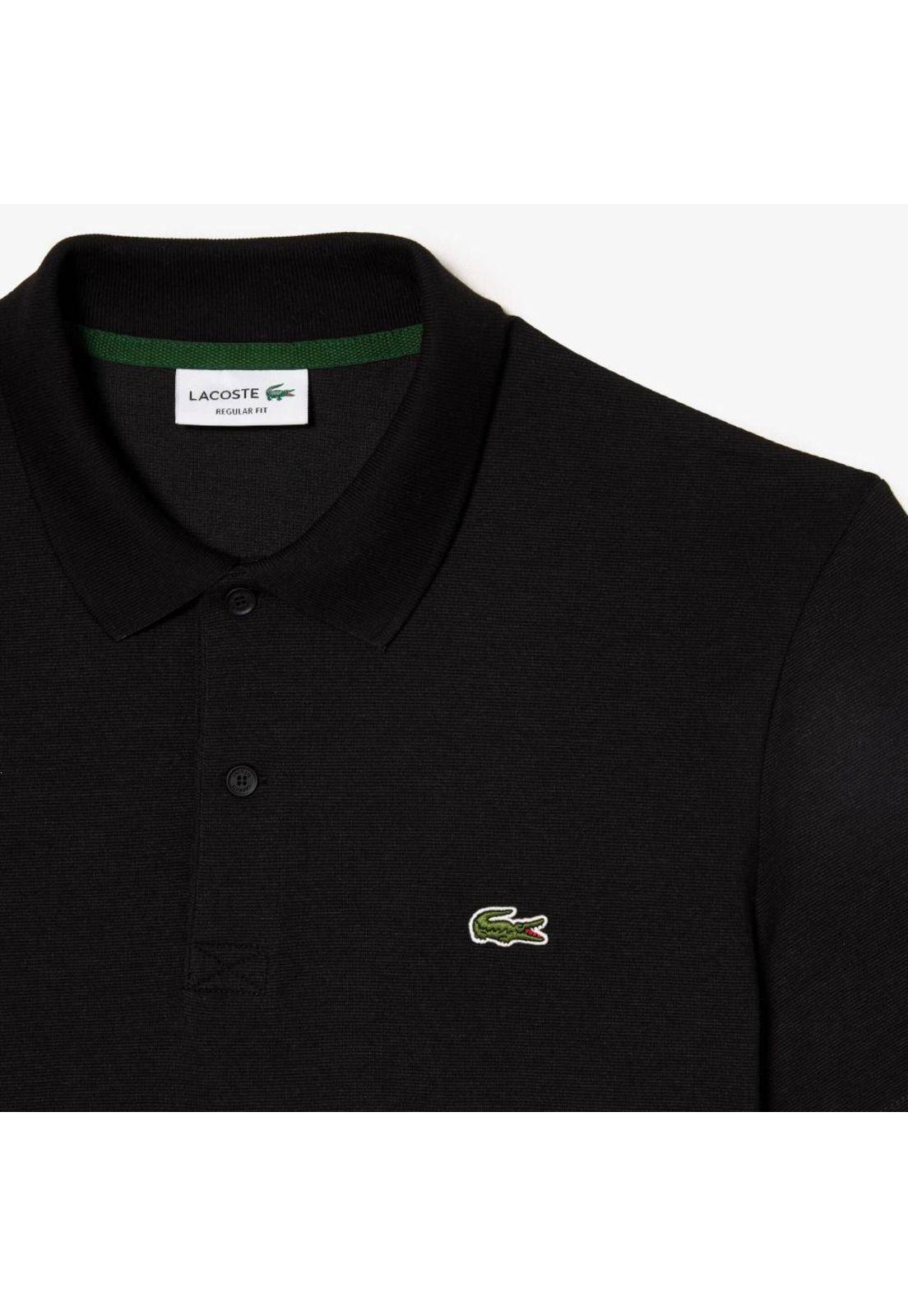 Polera Polo Lacoste DH0783 Hombre Negro-4