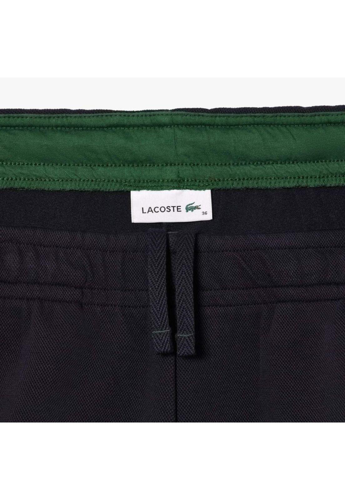 Jogger Buzo Mujer Algodón Lacoste XF7077 Negro-3