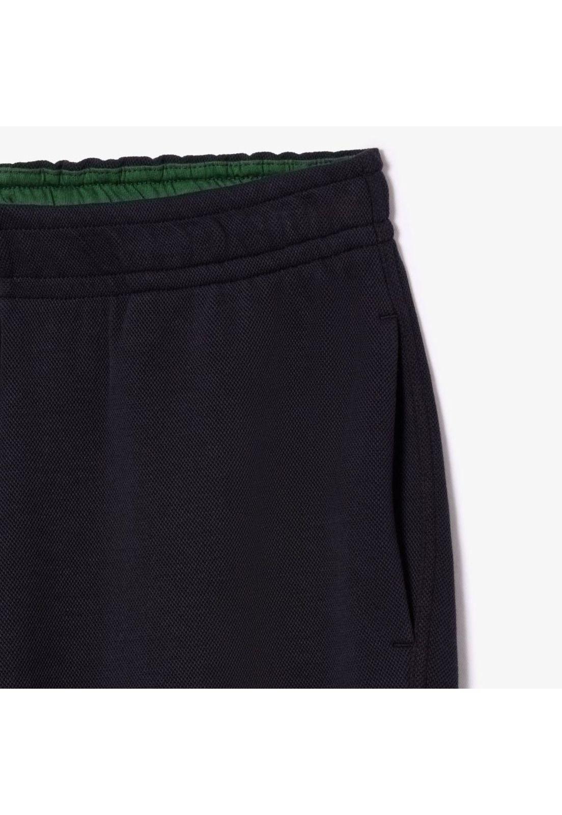 Jogger Buzo Mujer Algodón Lacoste XF7077 Negro-4
