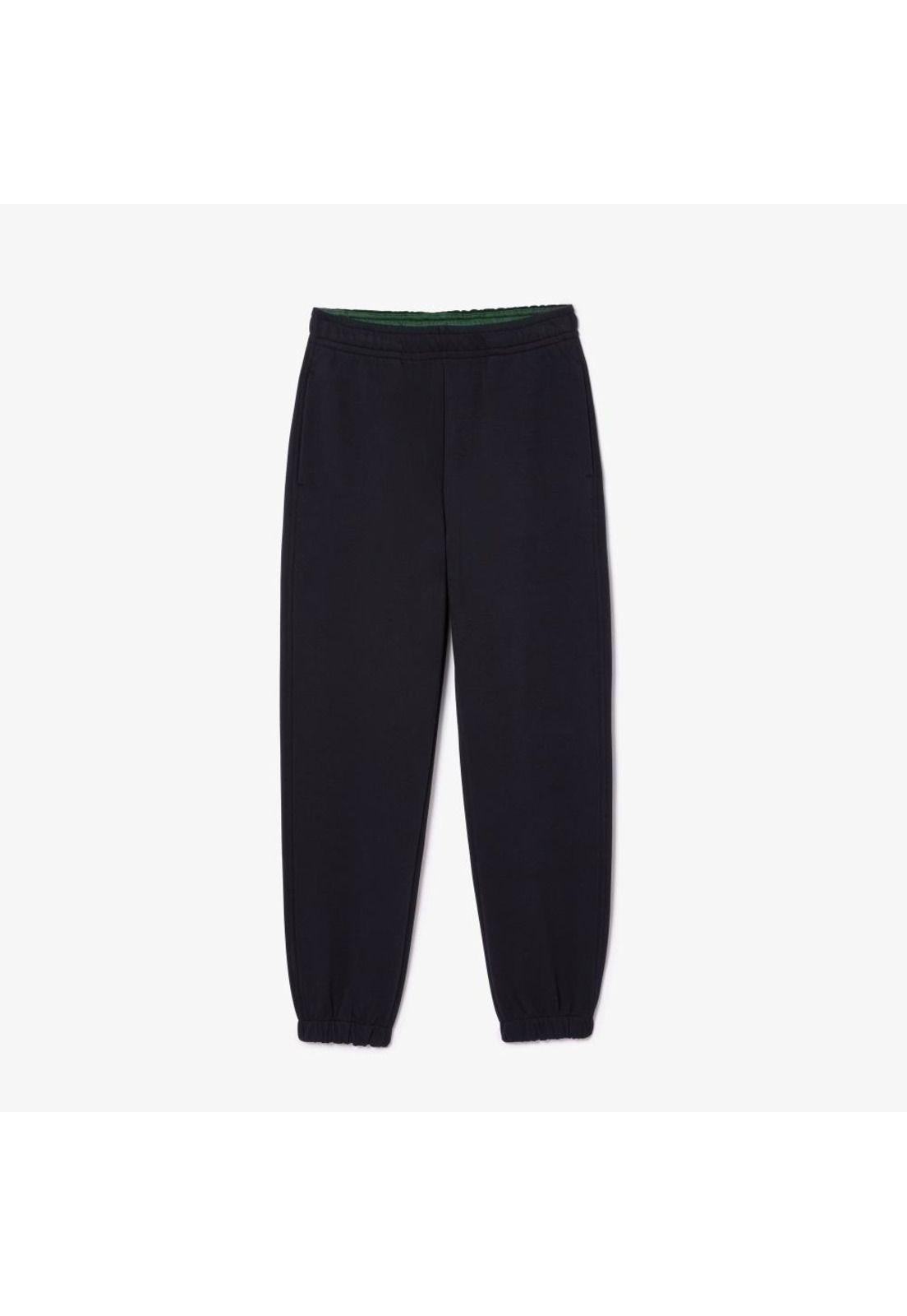 Jogger Buzo Mujer Algodón Lacoste XF7077 Negro-2