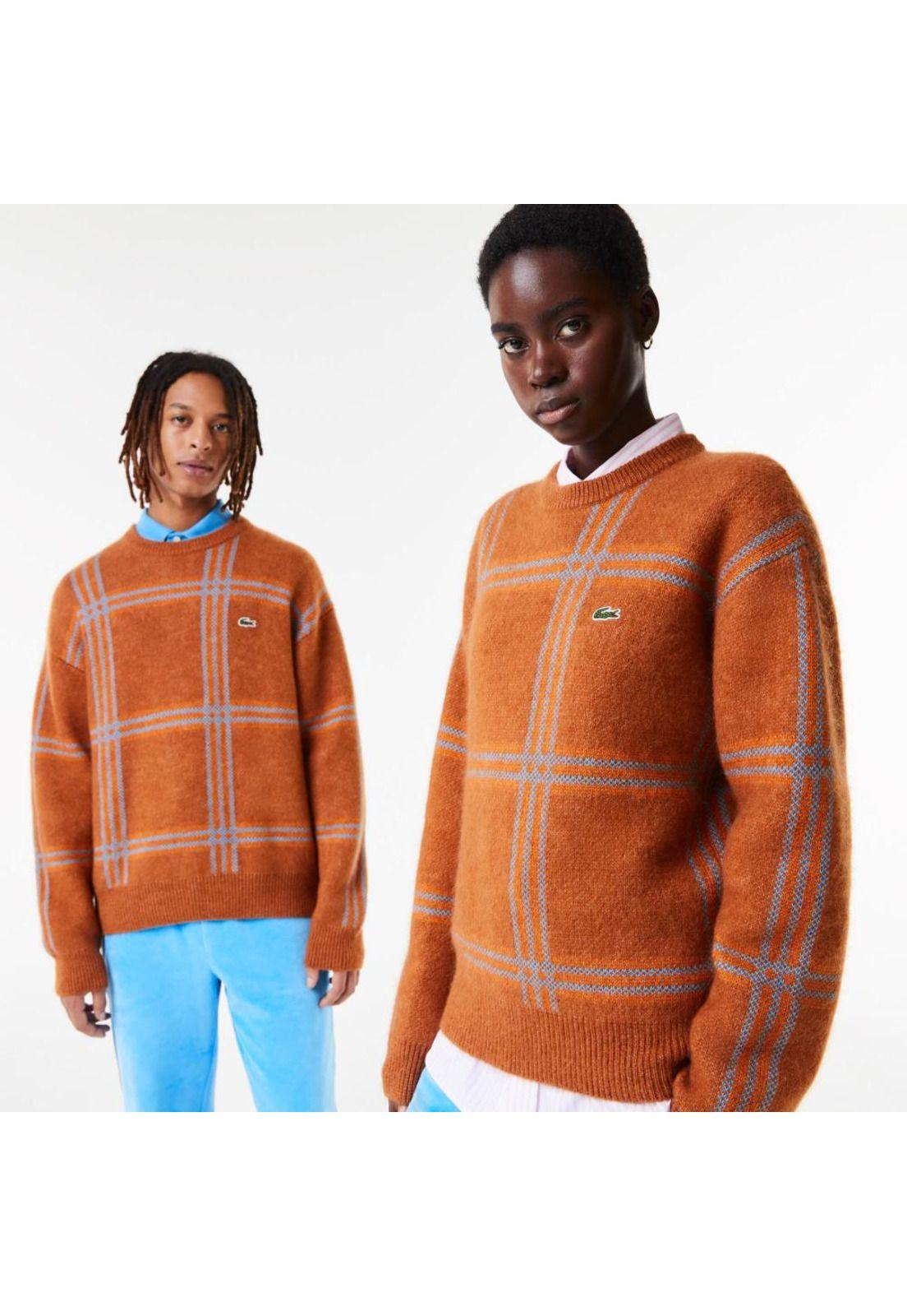 Sweater Lacoste AH048 Hombre Marrón-0