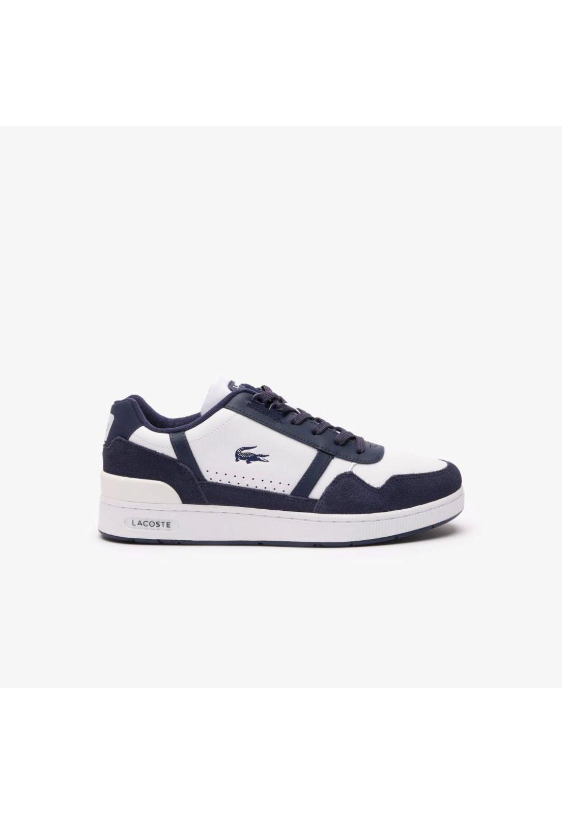 Zapatilla Lacoste T-Clip Trainers Hombre Blanco-0