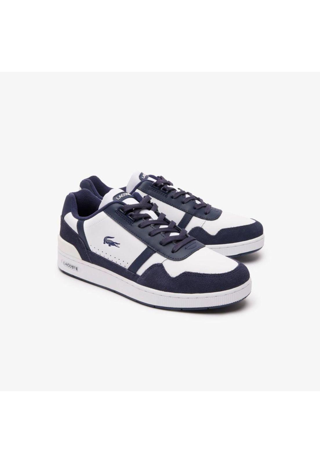 Zapatilla Lacoste T-Clip Trainers Hombre Blanco-1