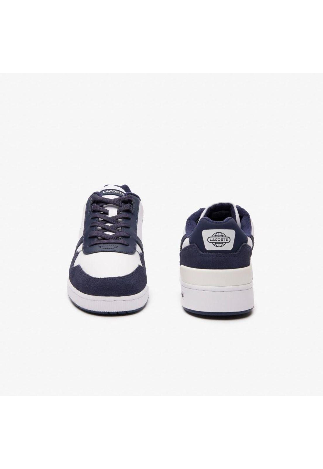 Zapatilla Lacoste T-Clip Trainers Hombre Blanco-4