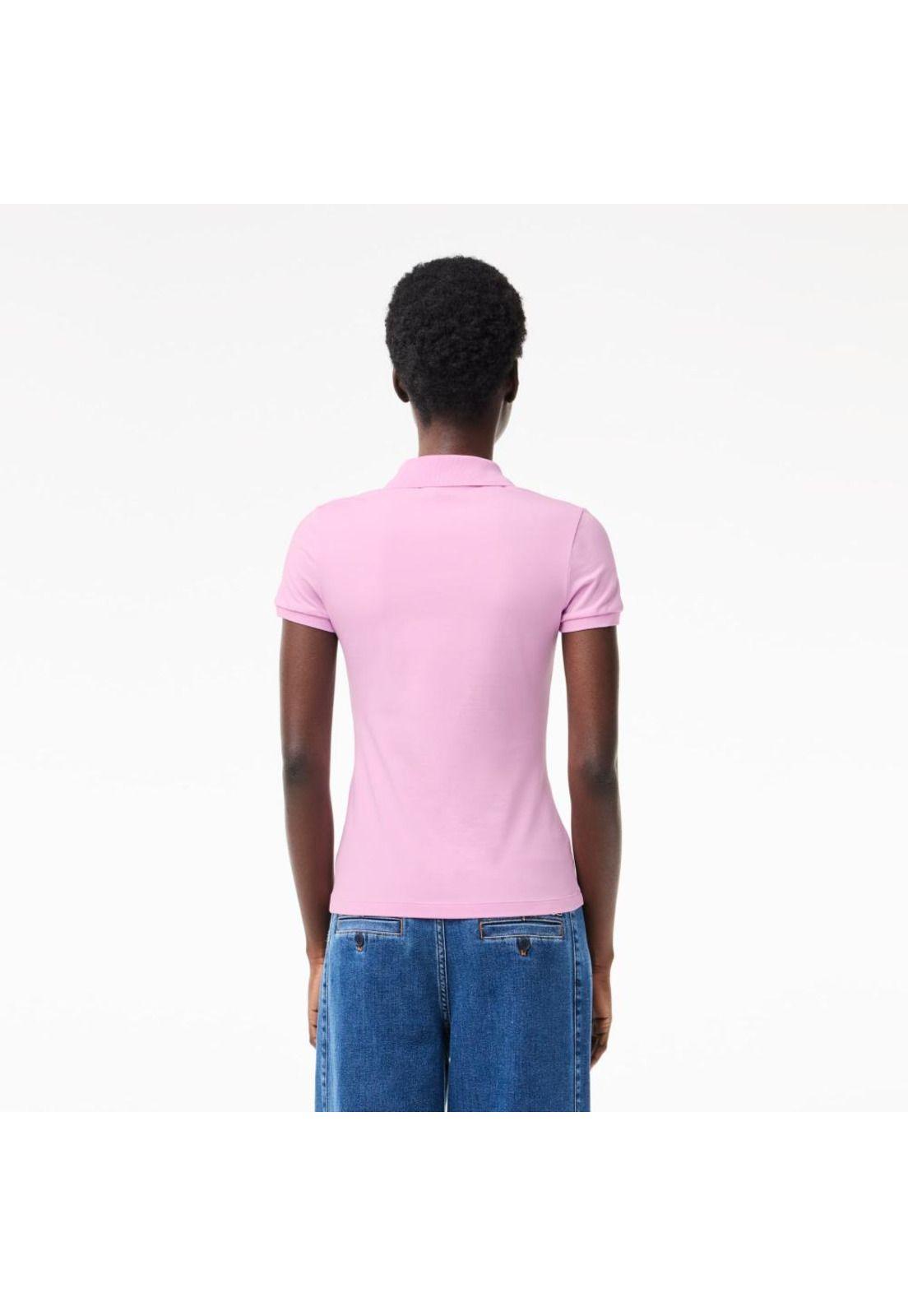 Polera Lacoste DF3443 Mujer Rosa-2
