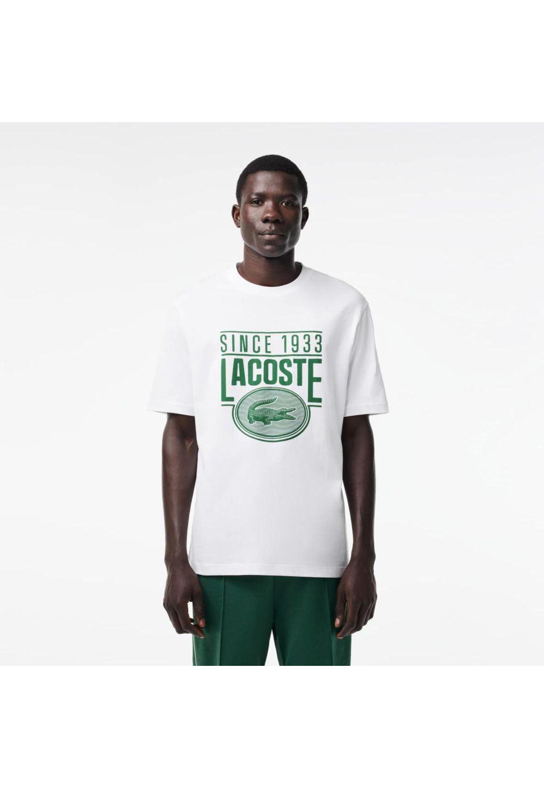 Polera  Lacoste TH7315 Hombre Blanco-0