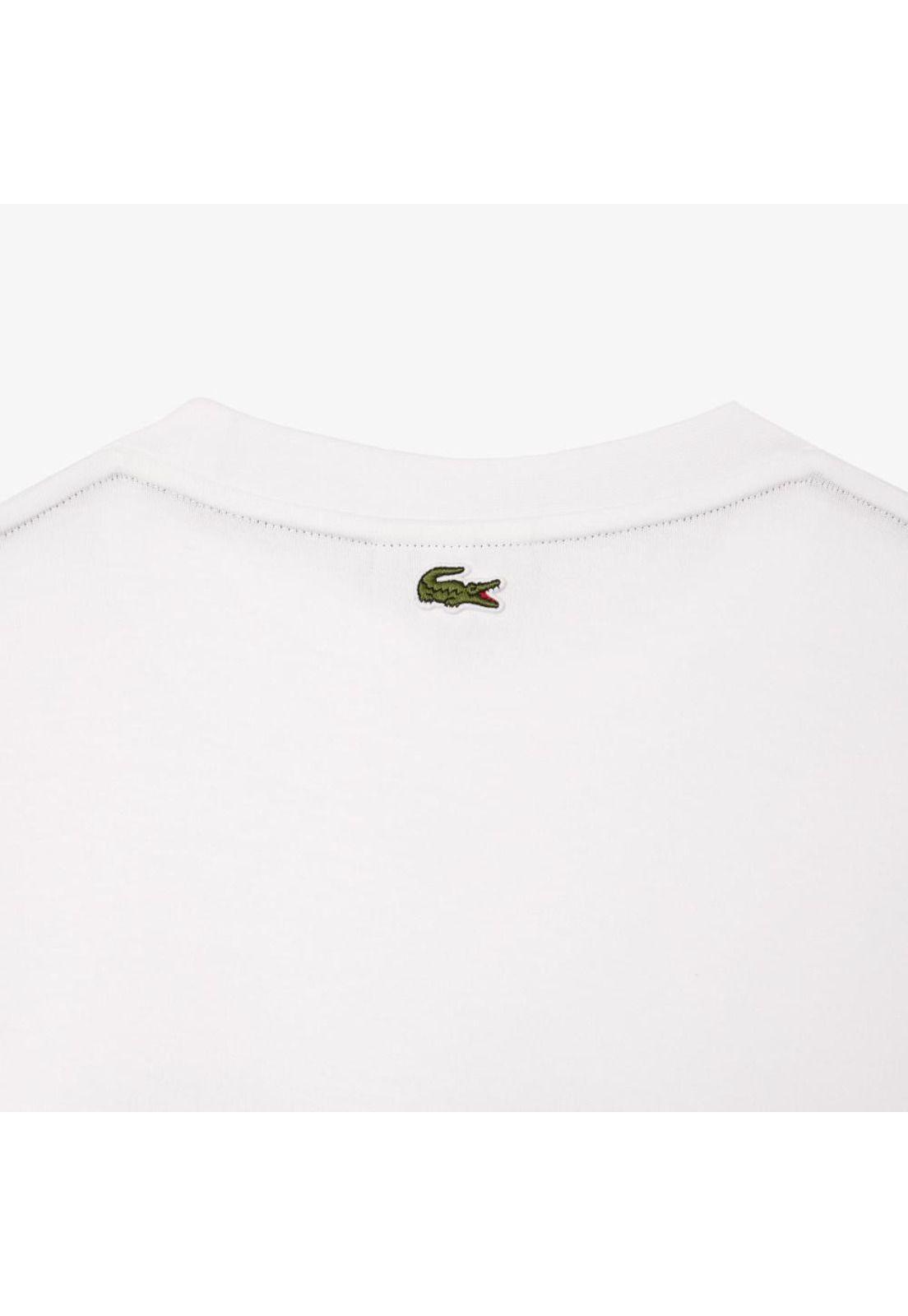 Polera  Lacoste TH7315 Hombre Blanco-4