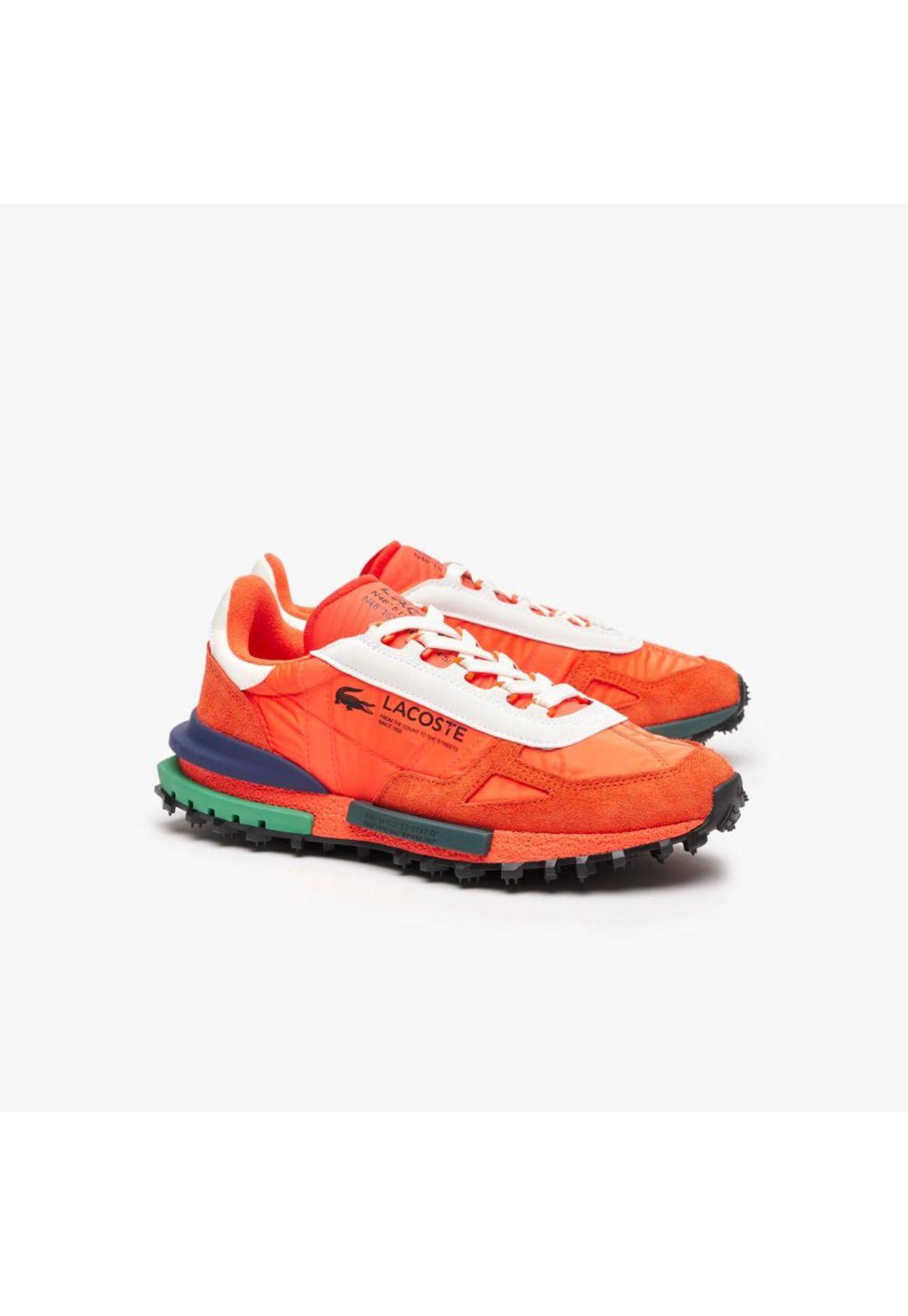 Zapatilla Lacoste Elite Active Hombre Naranja-1