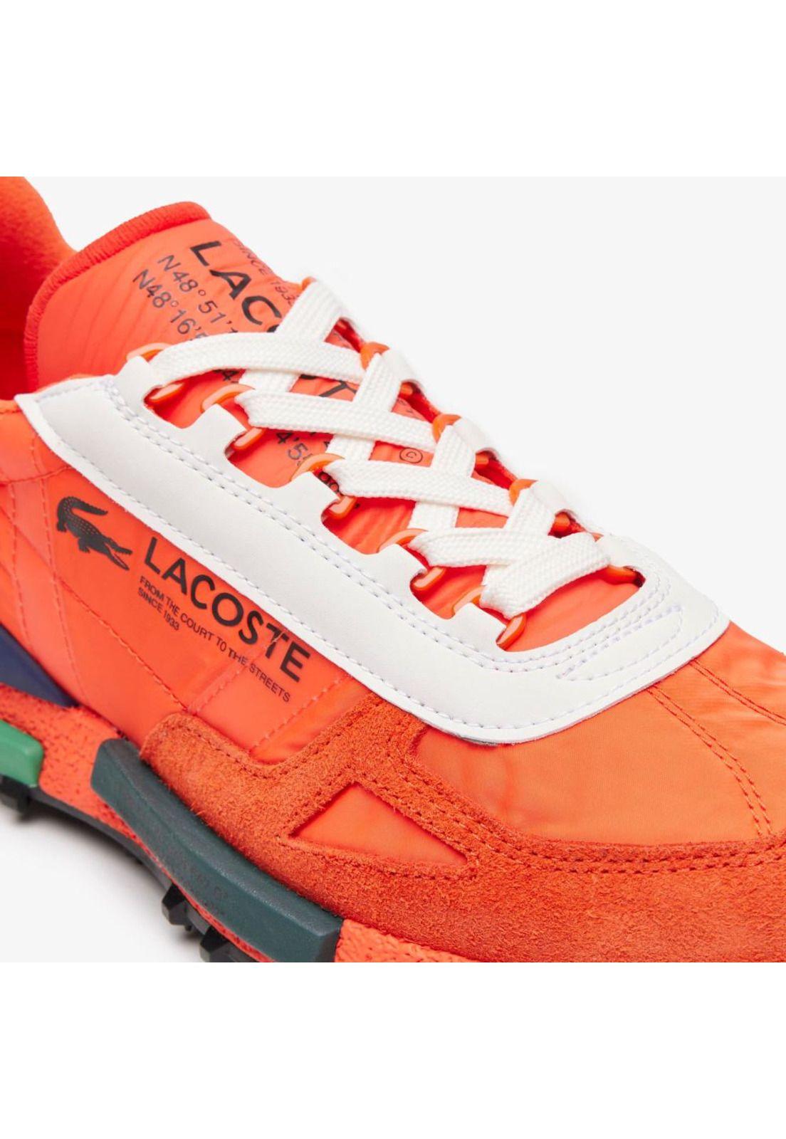 Zapatilla Lacoste Elite Active Hombre Naranja-5