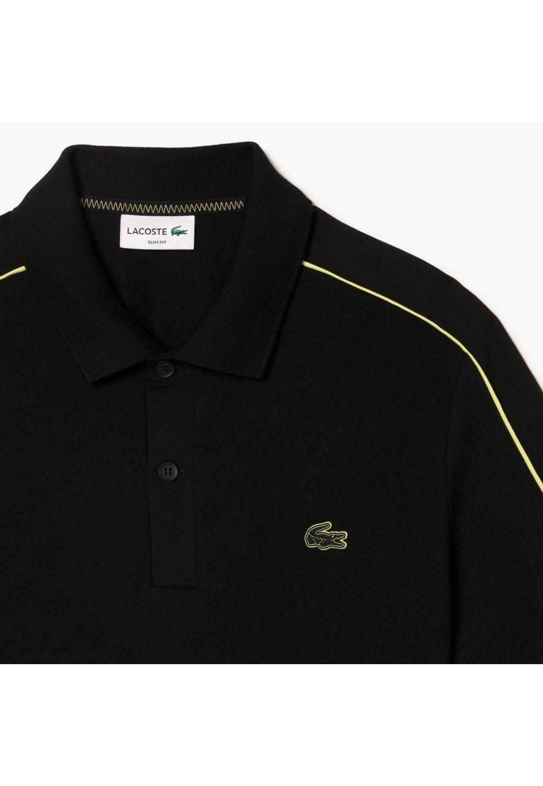 Polera Polo Lacoste PH1426 Hombre Negro-3