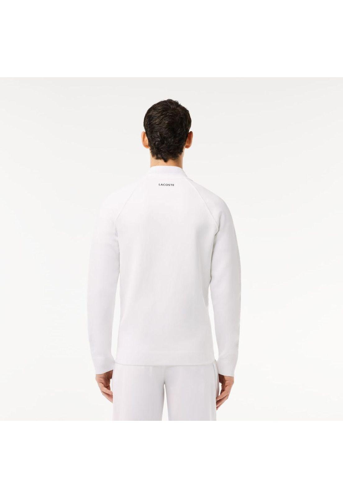 Poleron Lacoste SH7540 Hombre Blanco-1