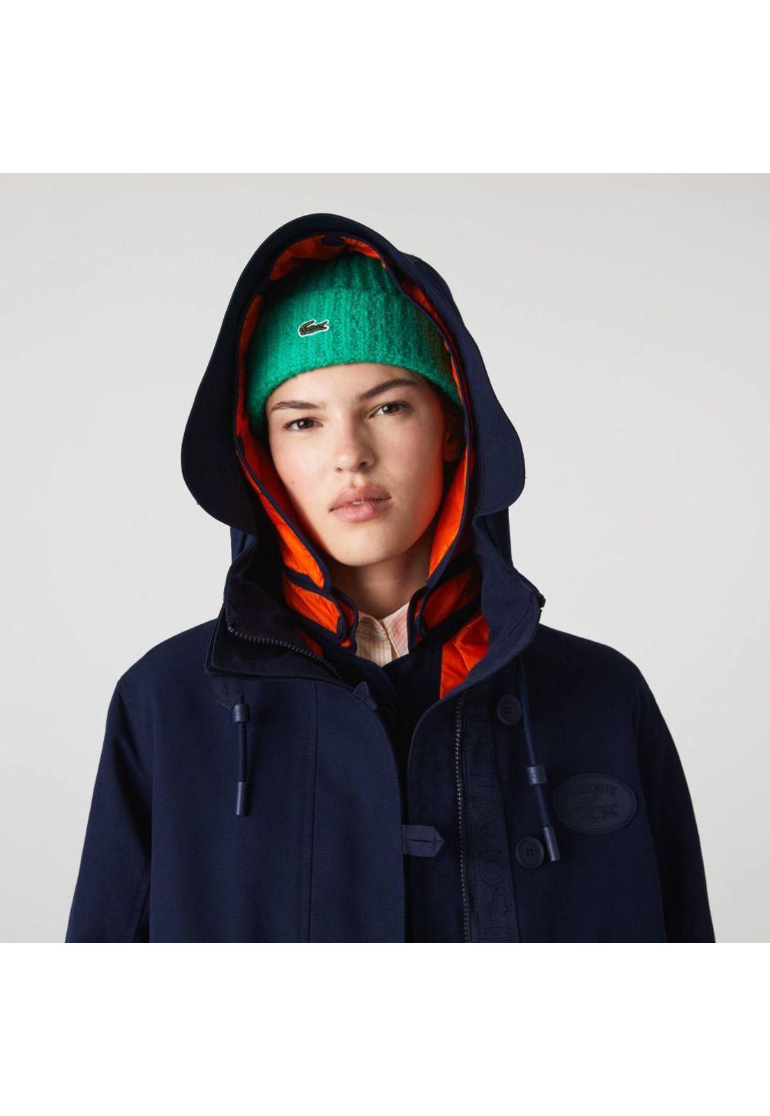 Parka Lacoste Bf0006 Mujer Azul-0