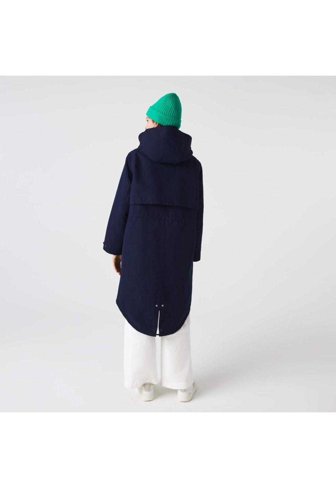 Parka Lacoste Bf0006 Mujer Azul-2