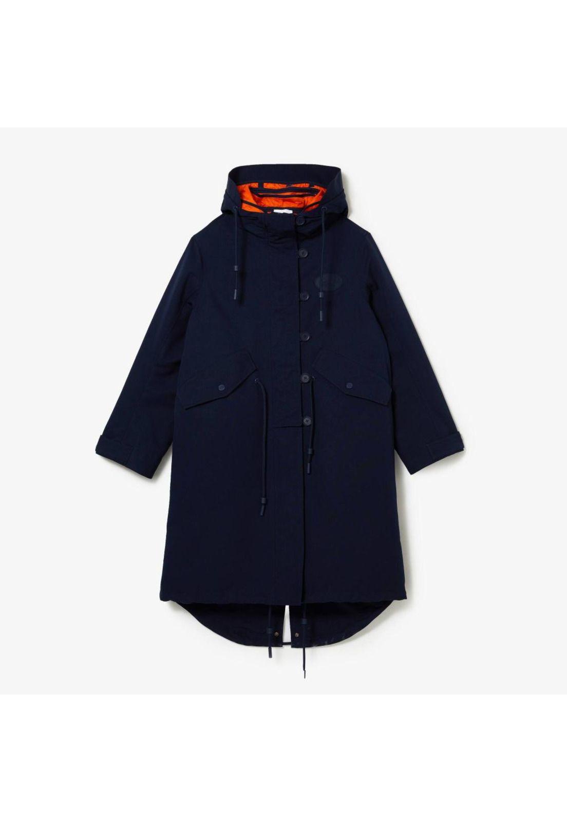 Parka Lacoste Bf0006 Mujer Azul-3