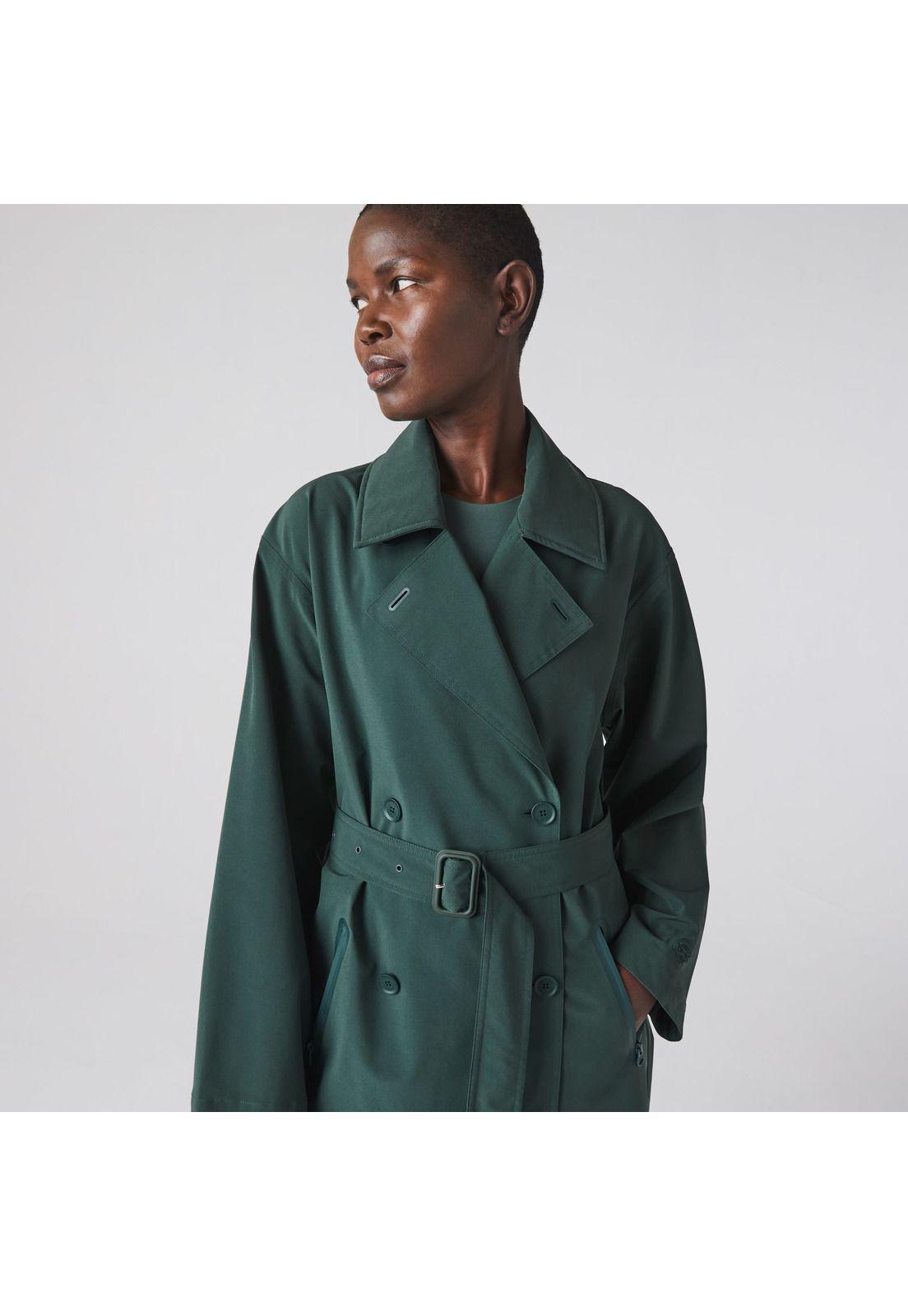 Parka Lacoste Bf0022 Mujer Verde-0