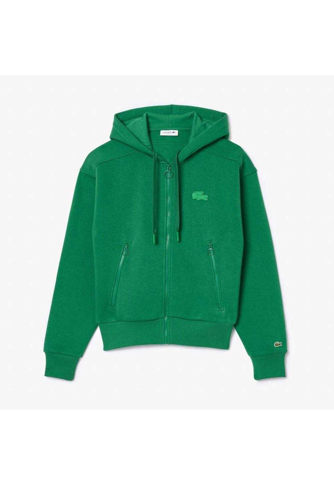 Poleron Lacoste SF1877 Mujer Verde-1