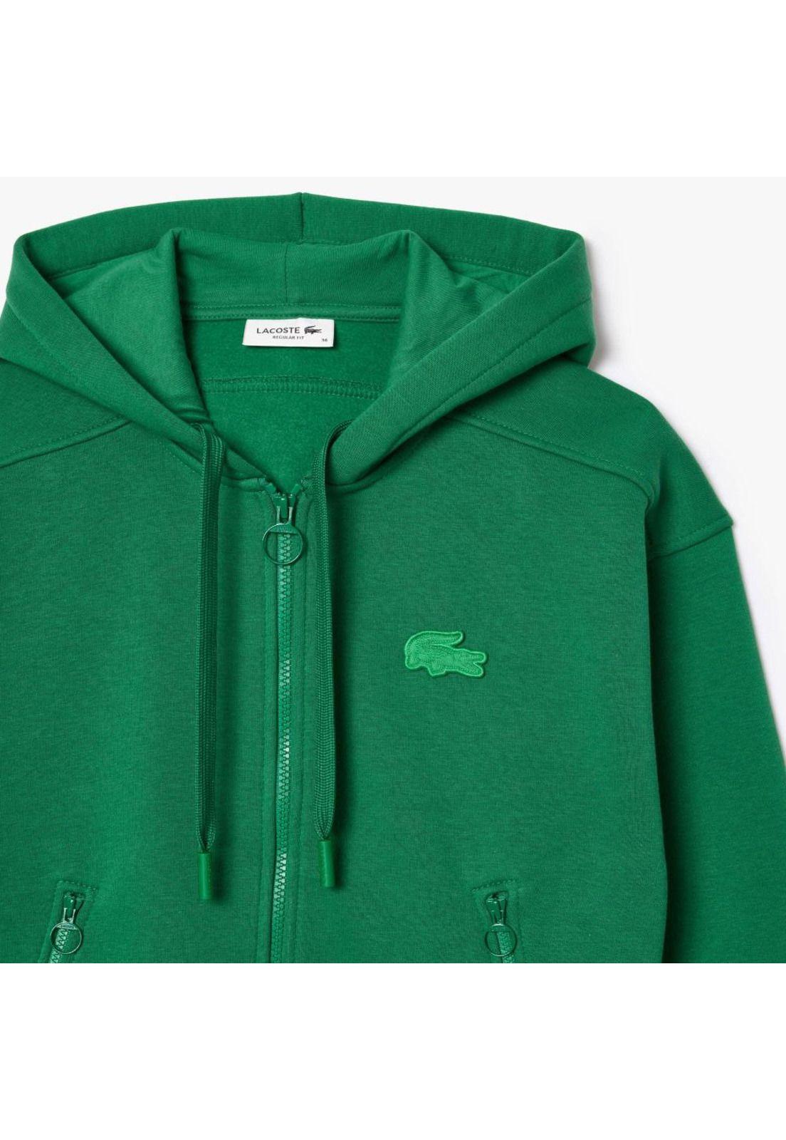 Poleron Lacoste SF1877 Mujer Verde-4