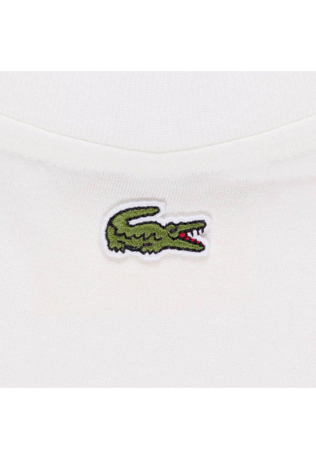 Polera Lacoste TH4715 Hombre Blanco Lacoste