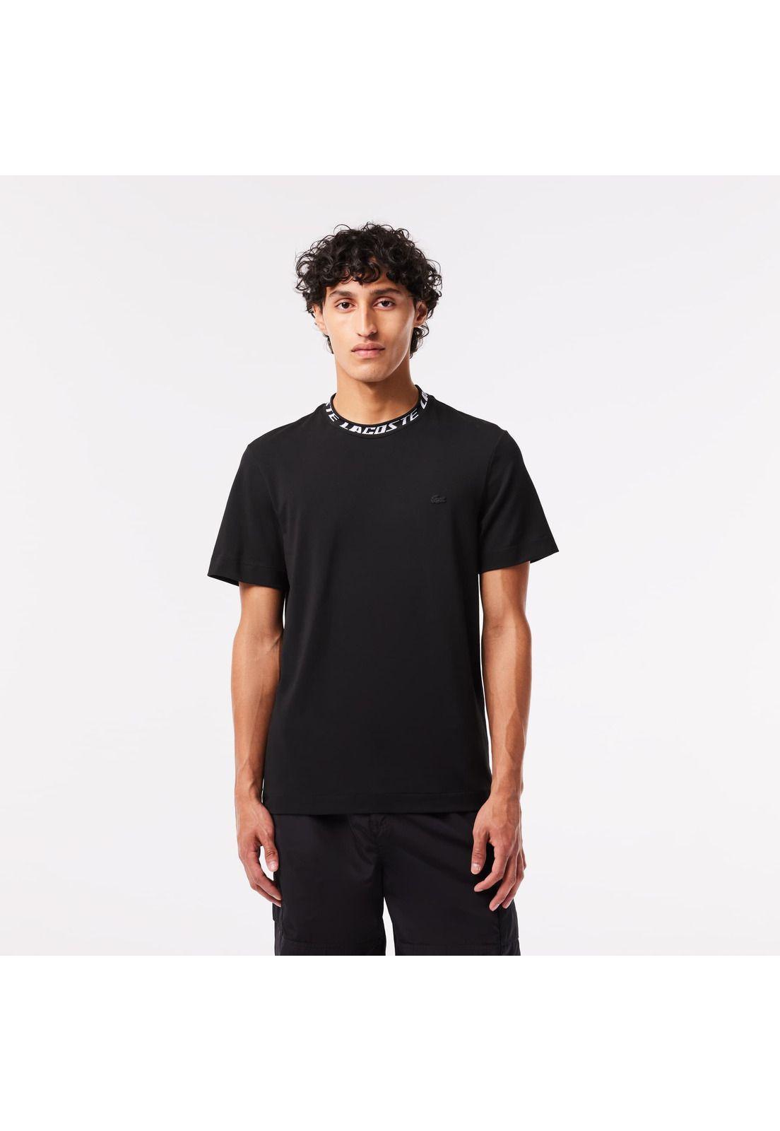 Polera Lacoste TH9687 Hombre Negro-0