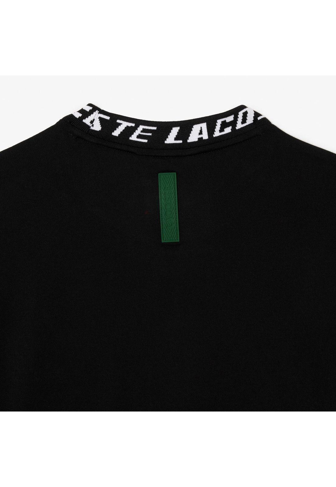 Polera Lacoste TH9687 Hombre Negro-4