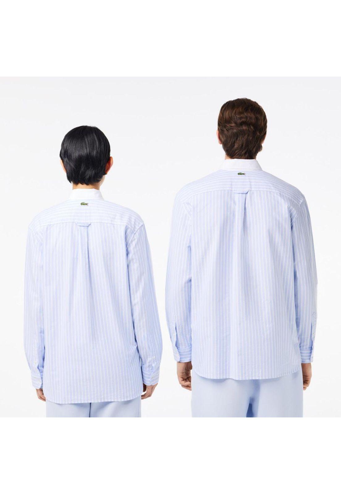 Camisa Lacoste CH7610 Hombre Celeste-2