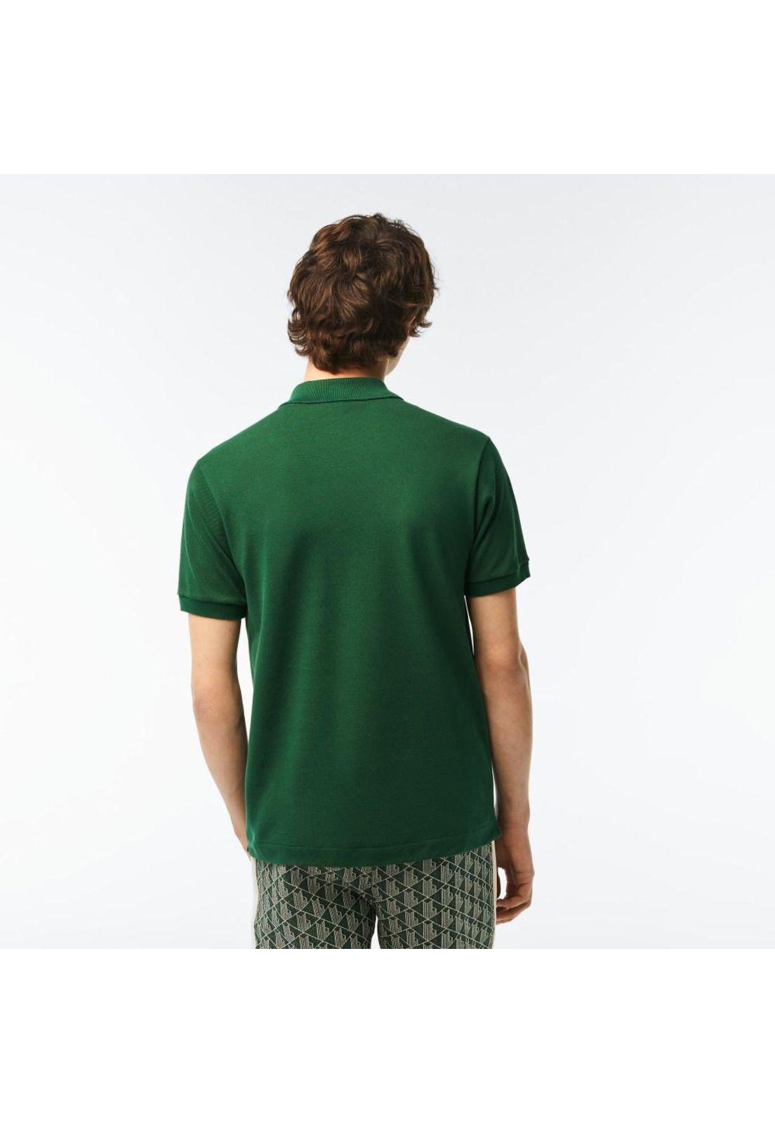 Polera Polo Lacoste L1212 Hombre Verde-2