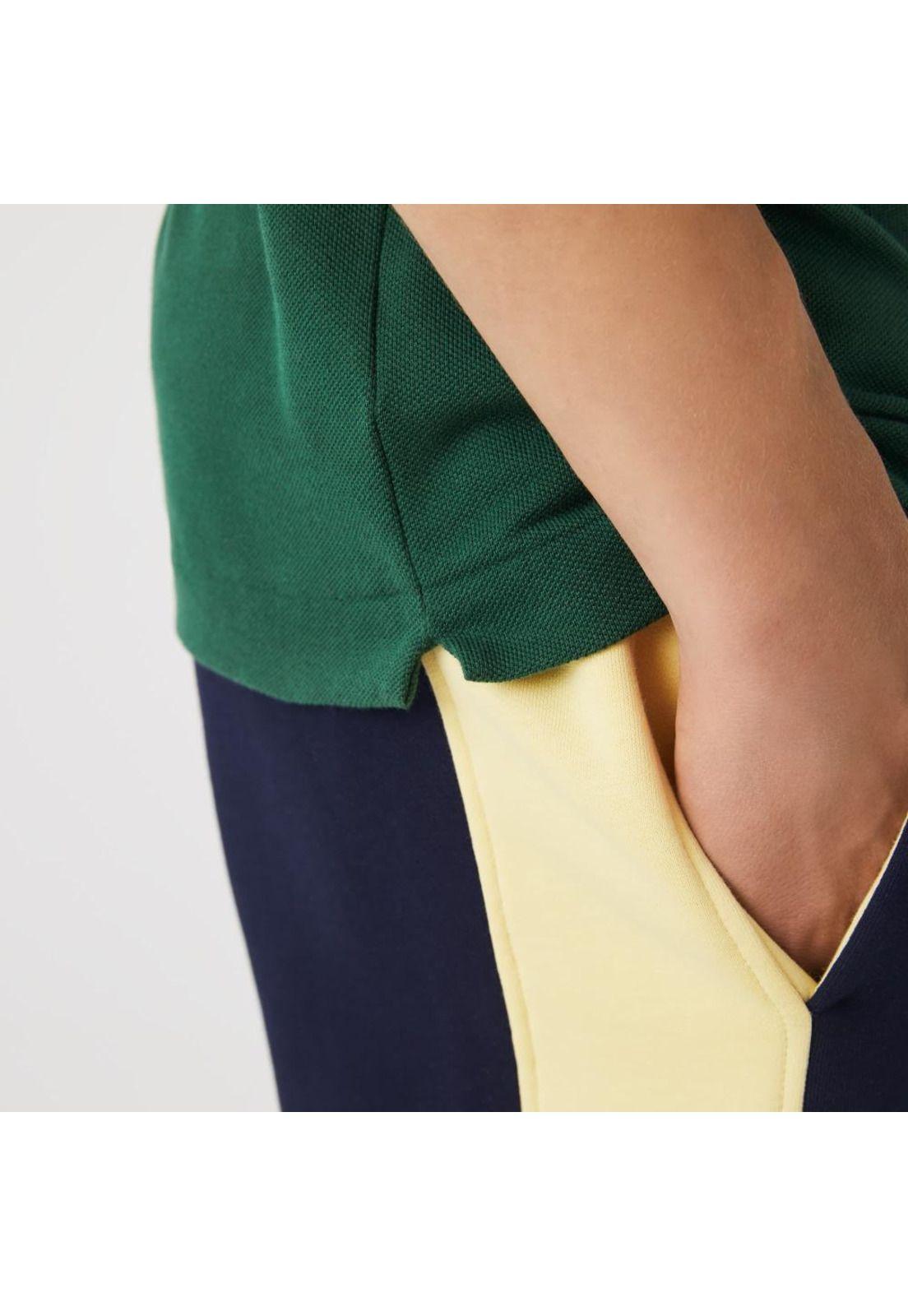 Polera Polo Lacoste L1212 Hombre Verde-4