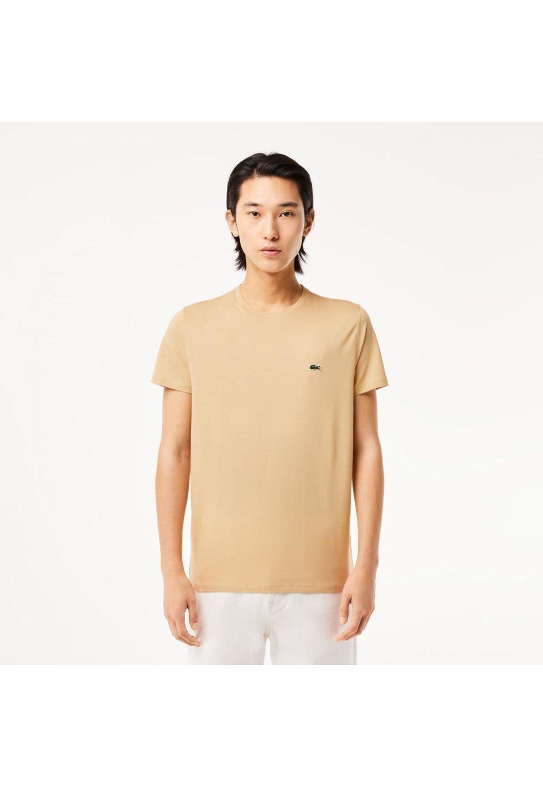 Polera Lacoste TH6709 Hombre Beige-0
