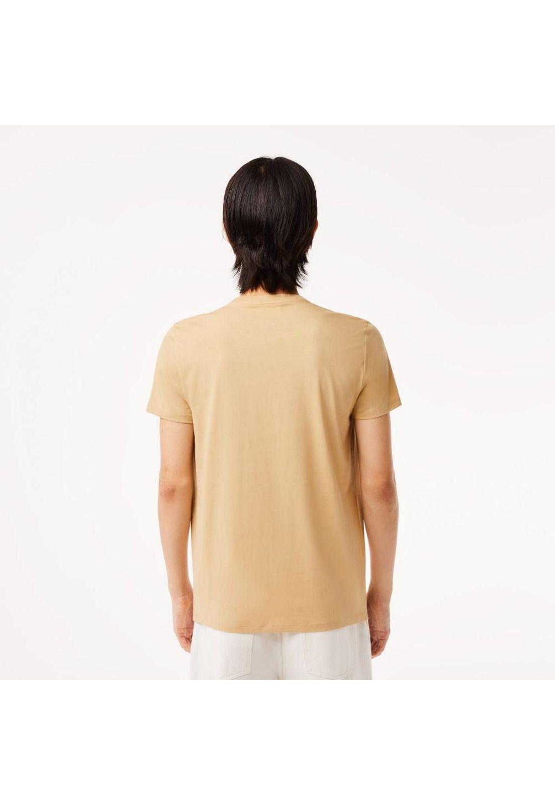 Polera Lacoste TH6709 Hombre Beige-1