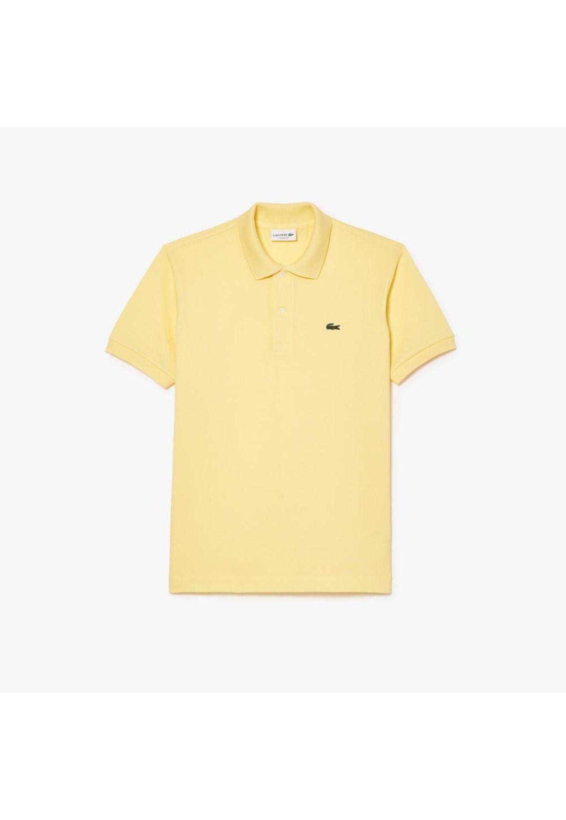 Polera Polo Lacoste L1212 Hombre Amarillo-1