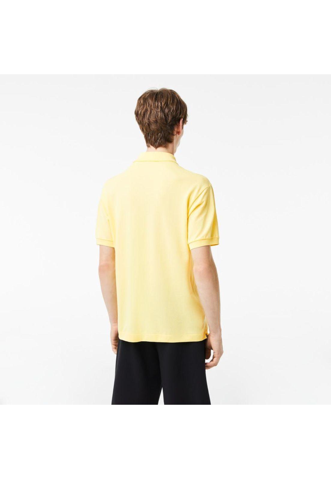 Polera Polo Lacoste L1212 Hombre Amarillo-2