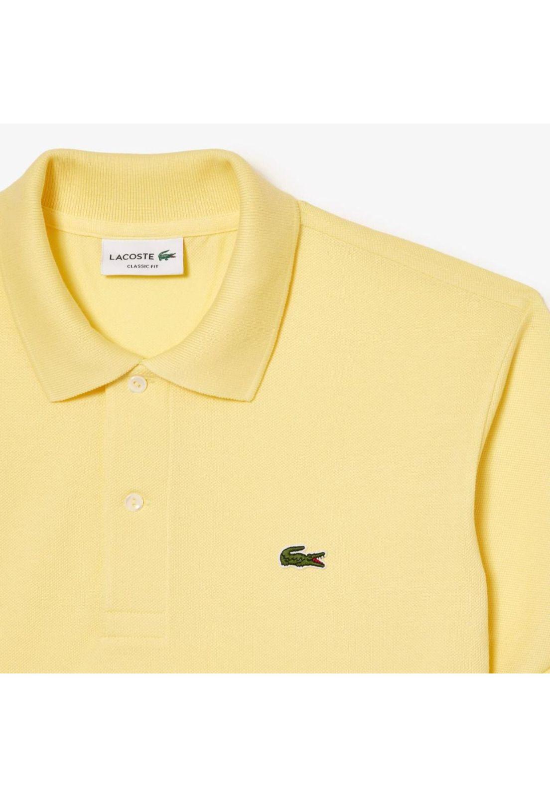 Polera Polo Lacoste L1212 Hombre Amarillo-5
