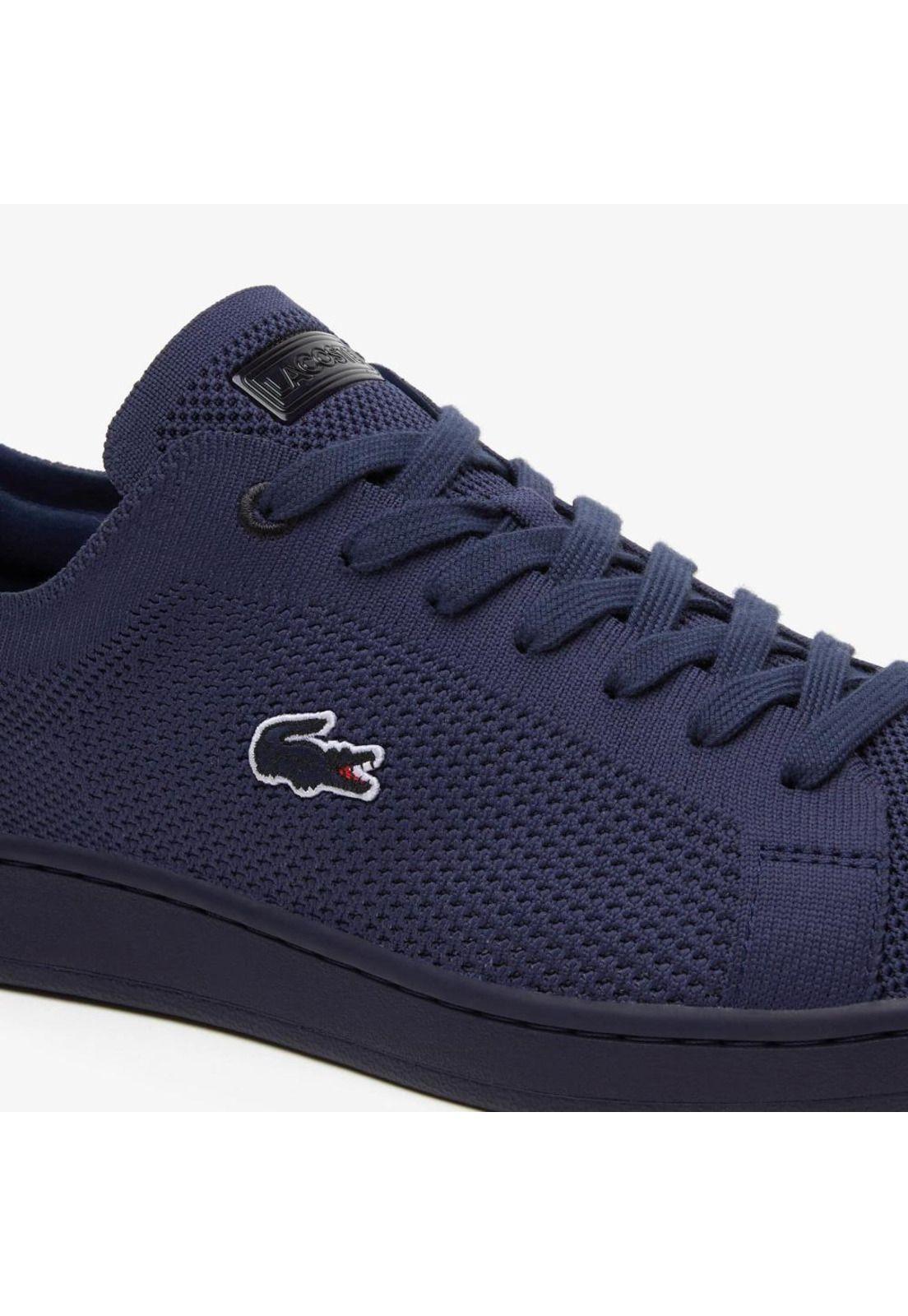 Zapatilla Lacoste Carnaby Piquée Hombre Azul-5