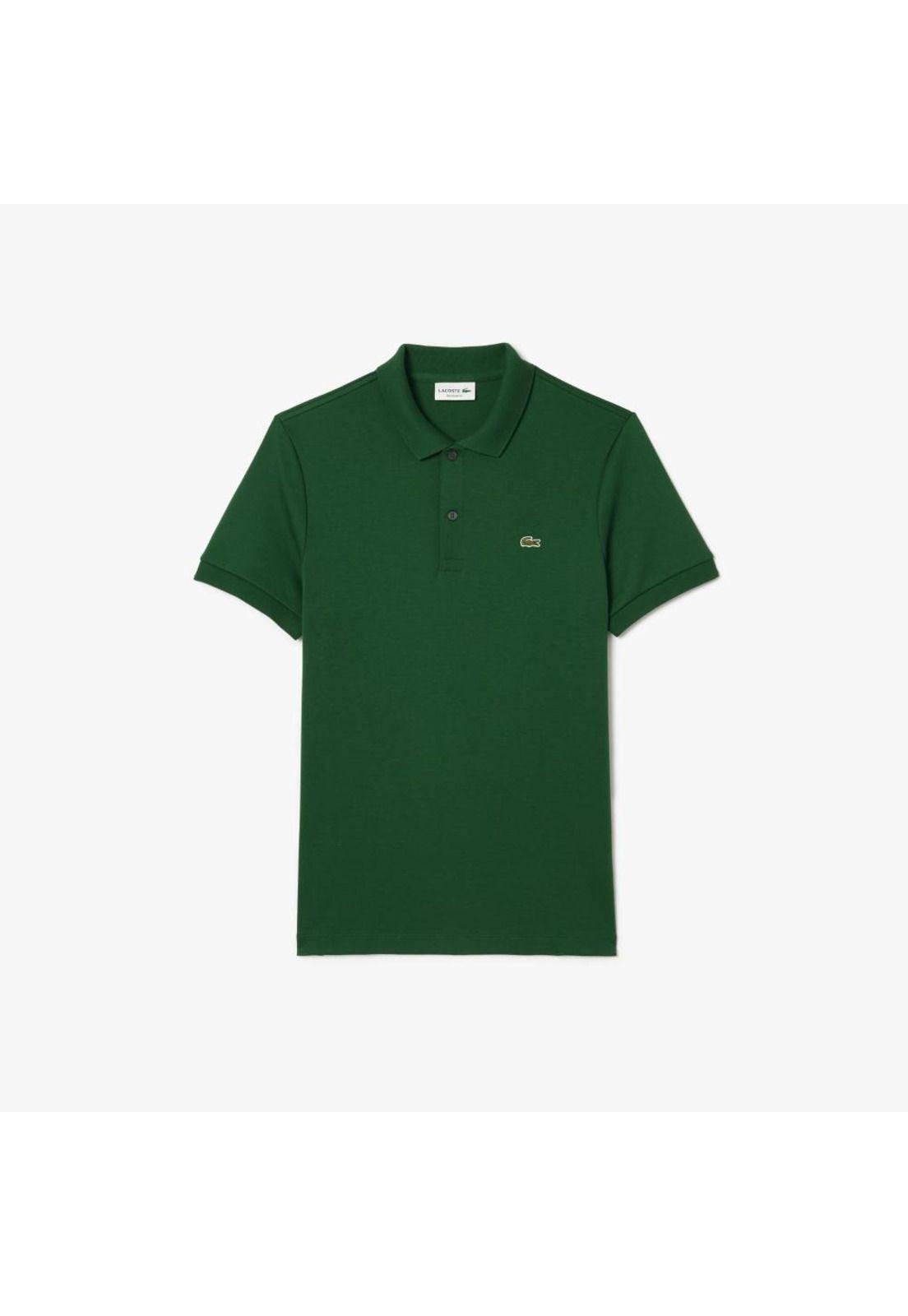 Polera Polo Algodón Hombre Lacoste DH2050 Verde-1
