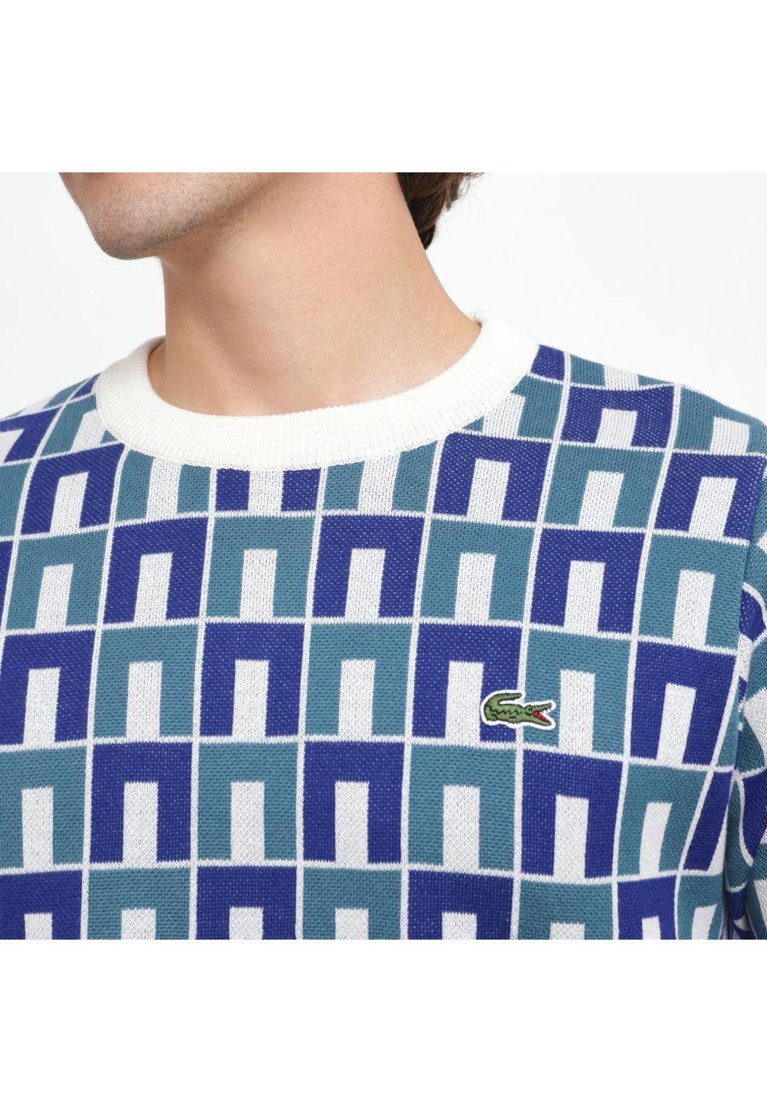 Sweater Cuello Redondo Hombre Lacoste AH9972 Rojo-3
