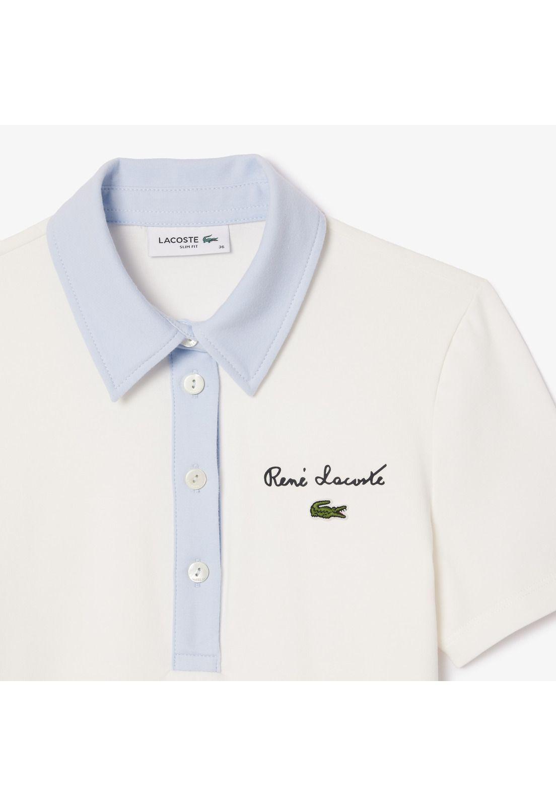 Polera Polo Lacoste DF7107 Mujer Blanco-3