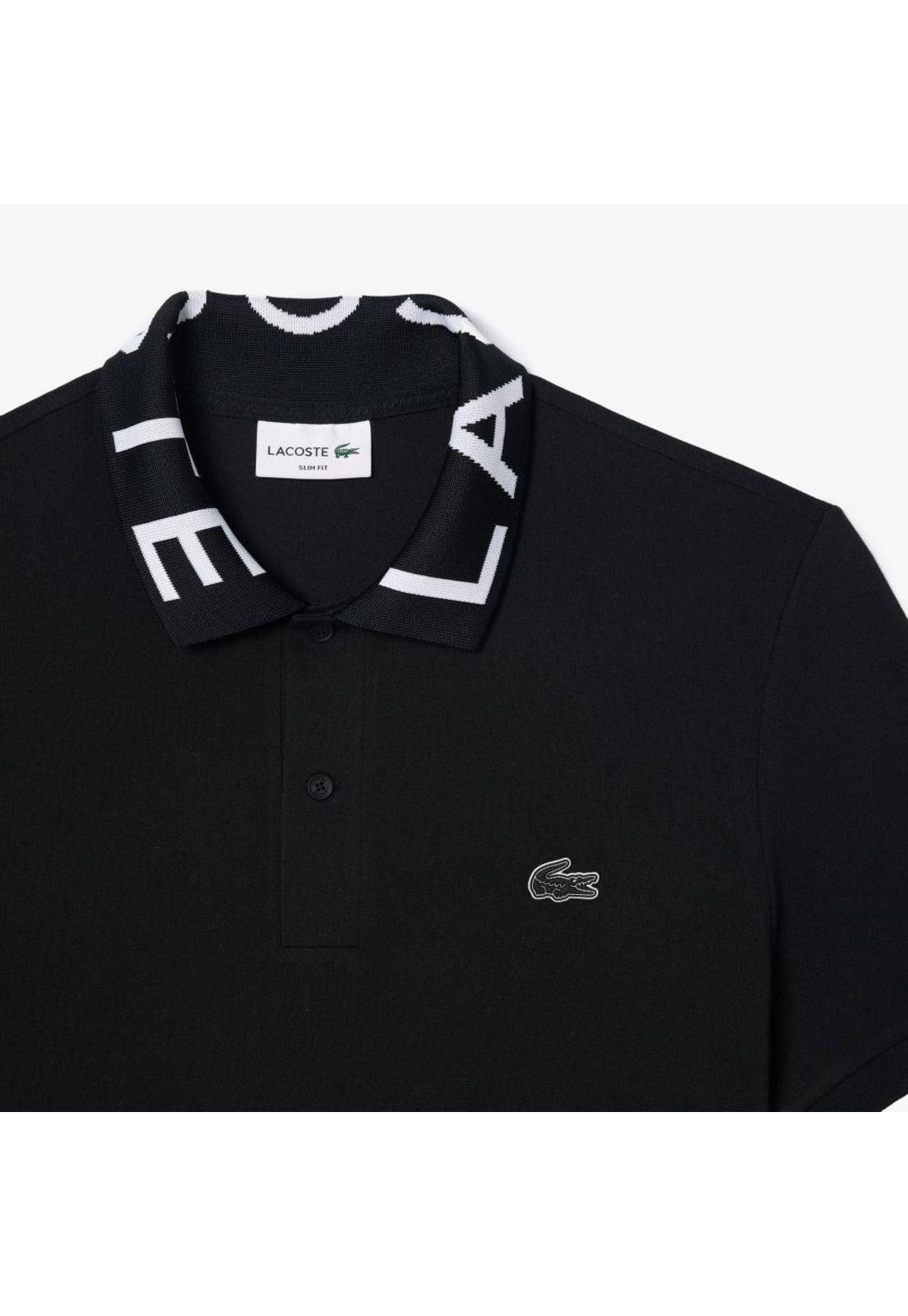 Polera Polo Lacoste PH7495 Hombre Negro-3