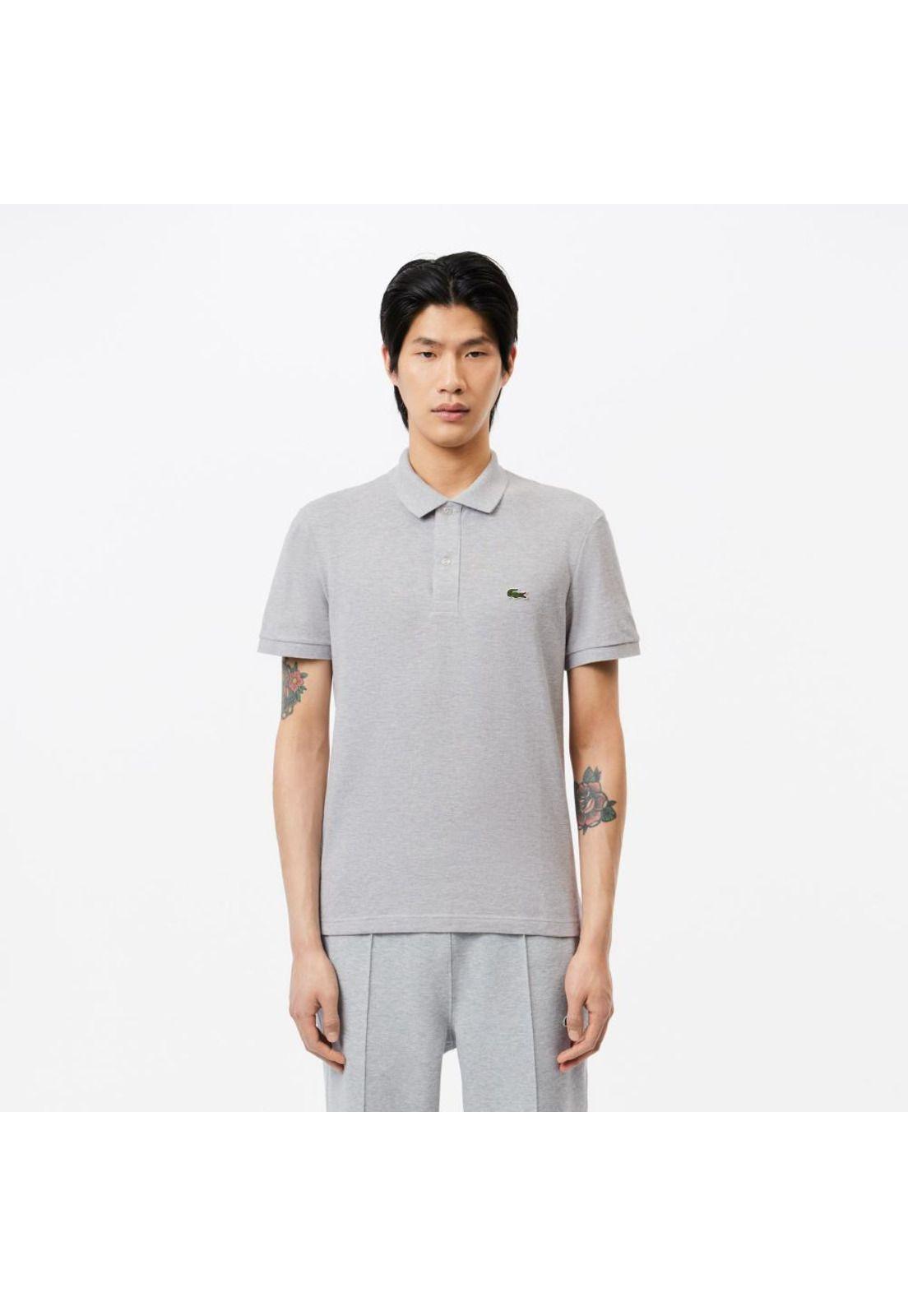 Polera Polo Manga Corta Hombre Lacoste PH4012 Gris-0