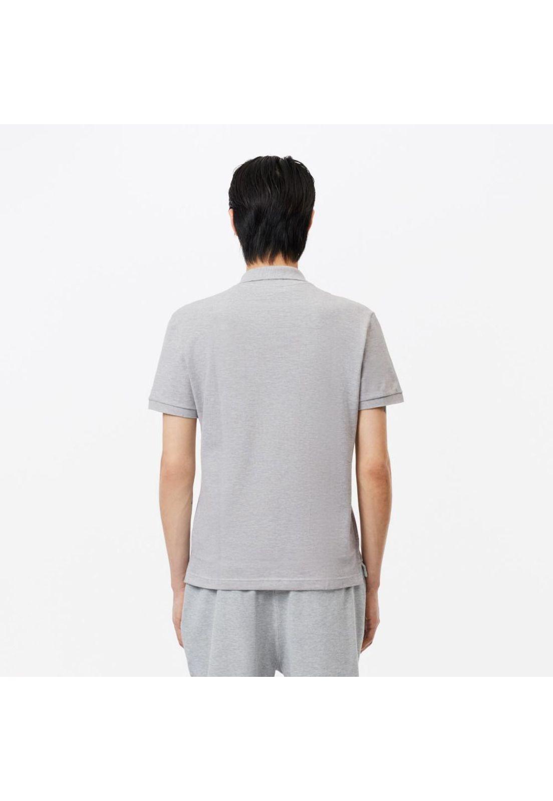 Polera Polo Manga Corta Hombre Lacoste PH4012 Gris-1