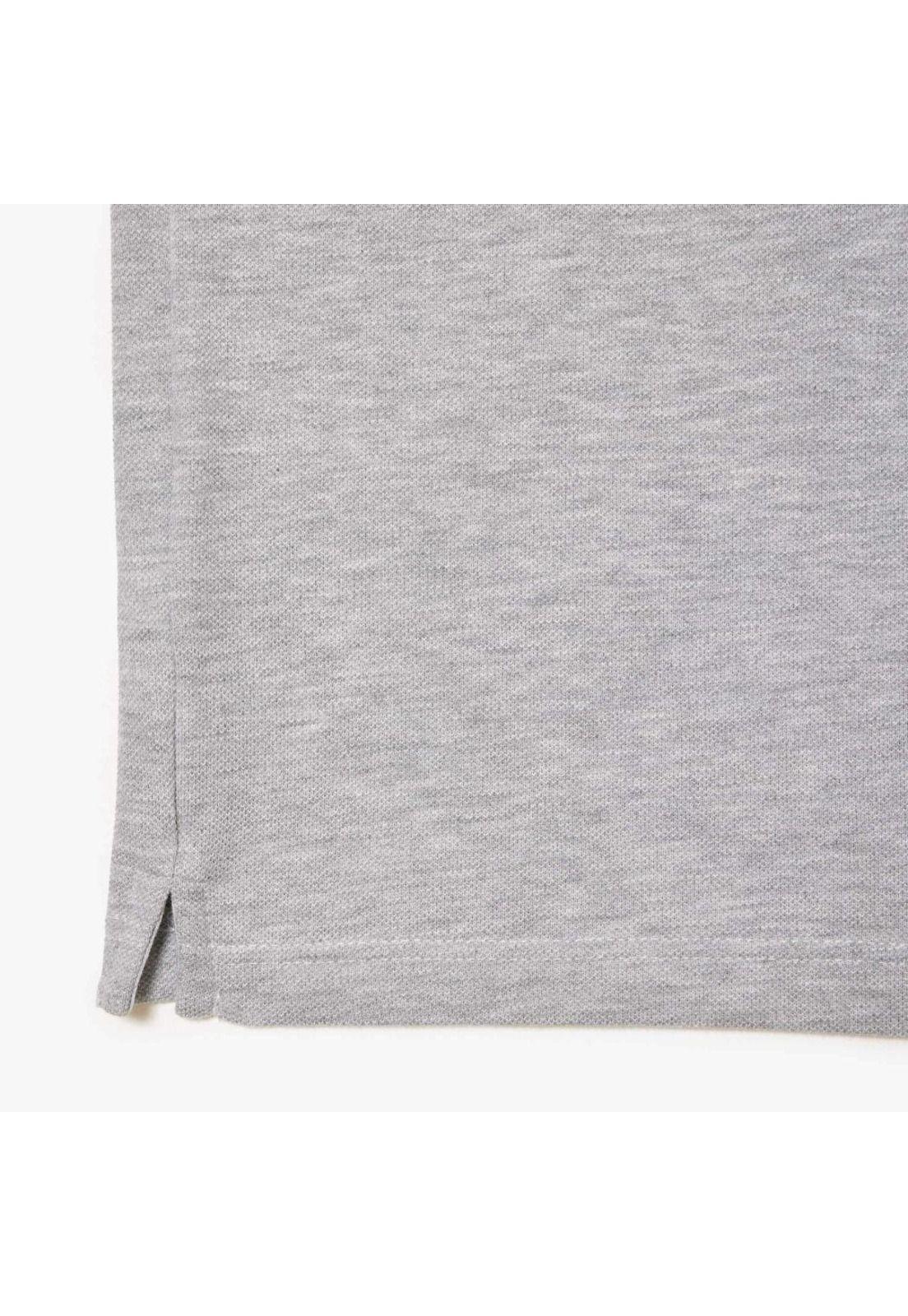 Polera Polo Manga Corta Hombre Lacoste PH4012 Gris-4