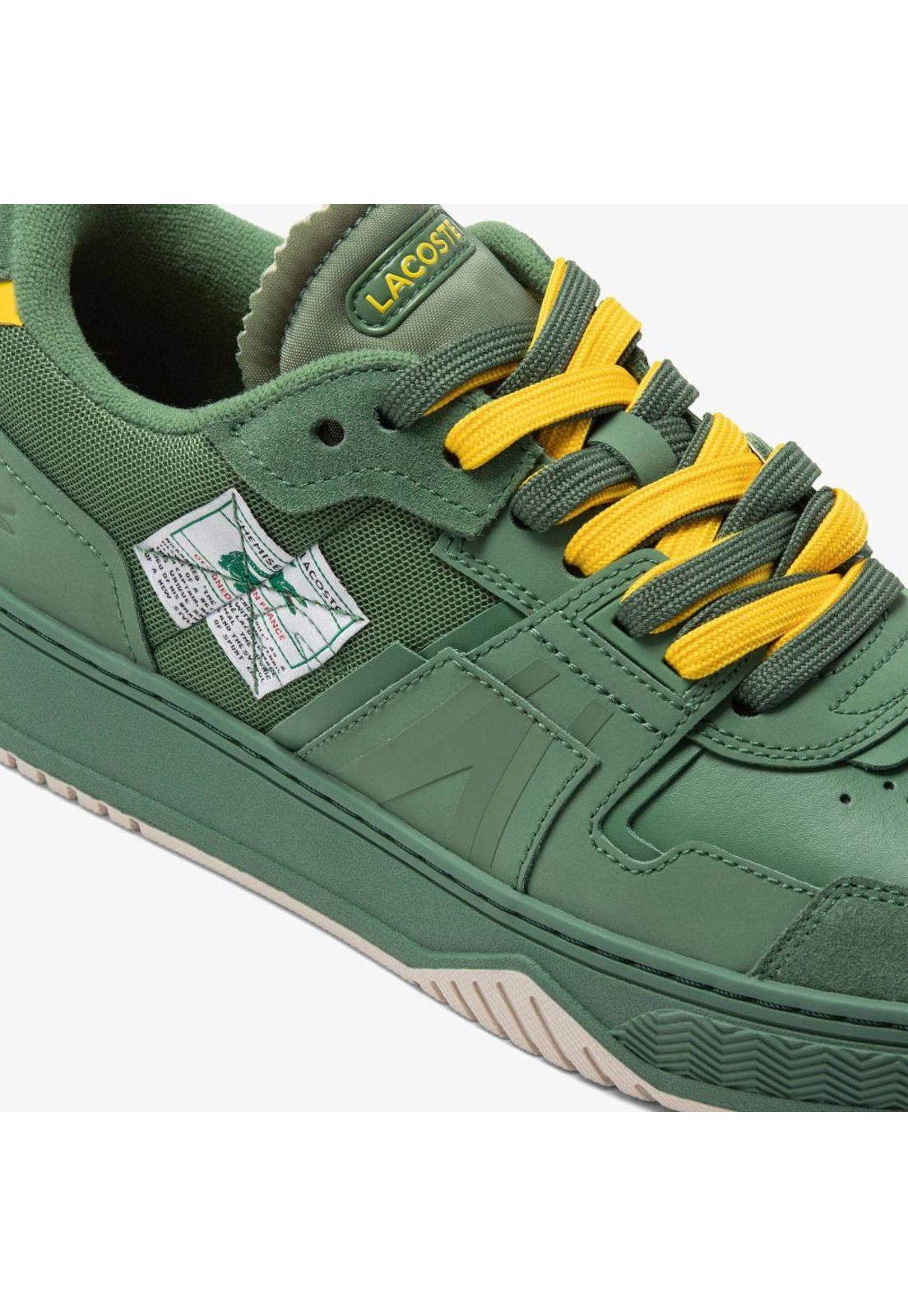 Zapatilla Lacoste L001 Crafted Cuero Hombre Verde-5