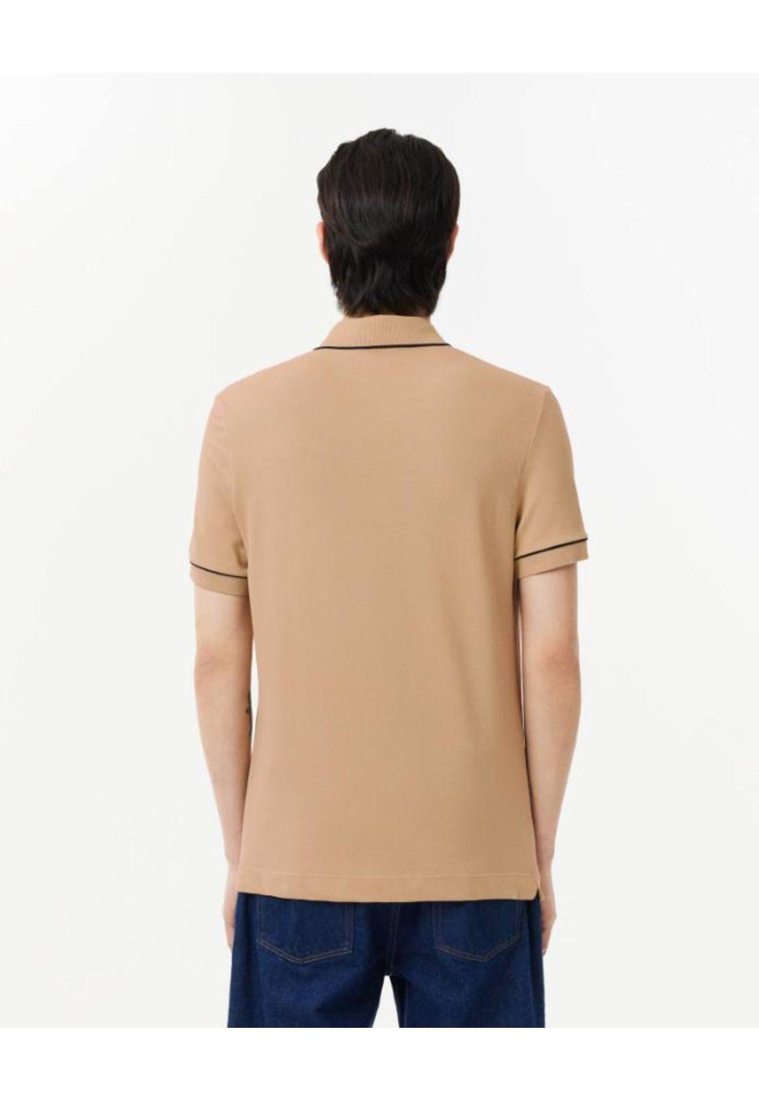 Polera Polo Manga Corta Hombre Lacoste PH8184 Beige-2