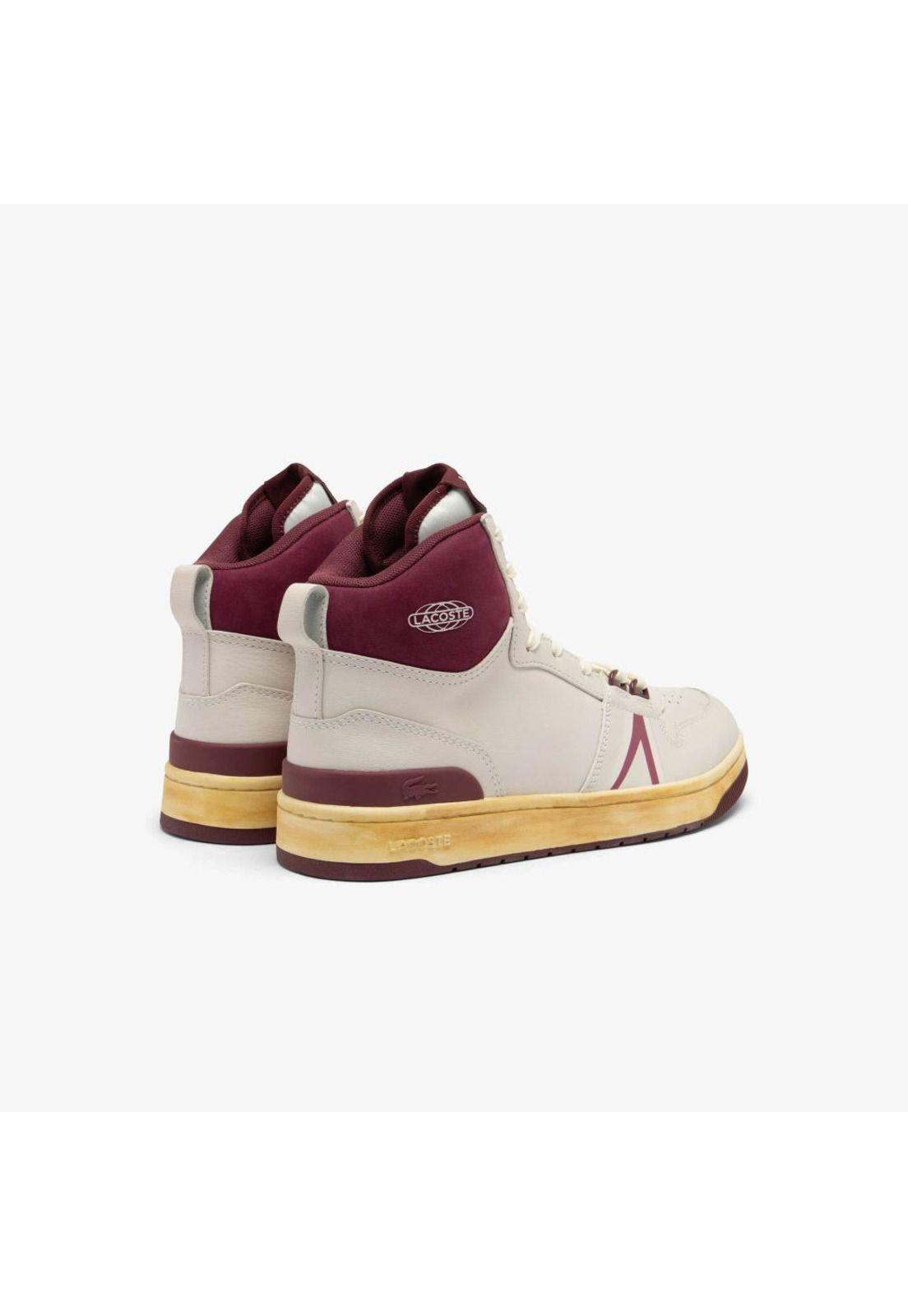 Zapatilla Urbana Hombre L001 MID Blanco Lacoste-4