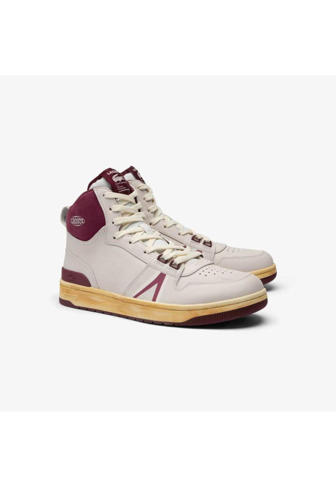 Zapatilla Urbana Hombre L001 MID Blanco Lacoste-5