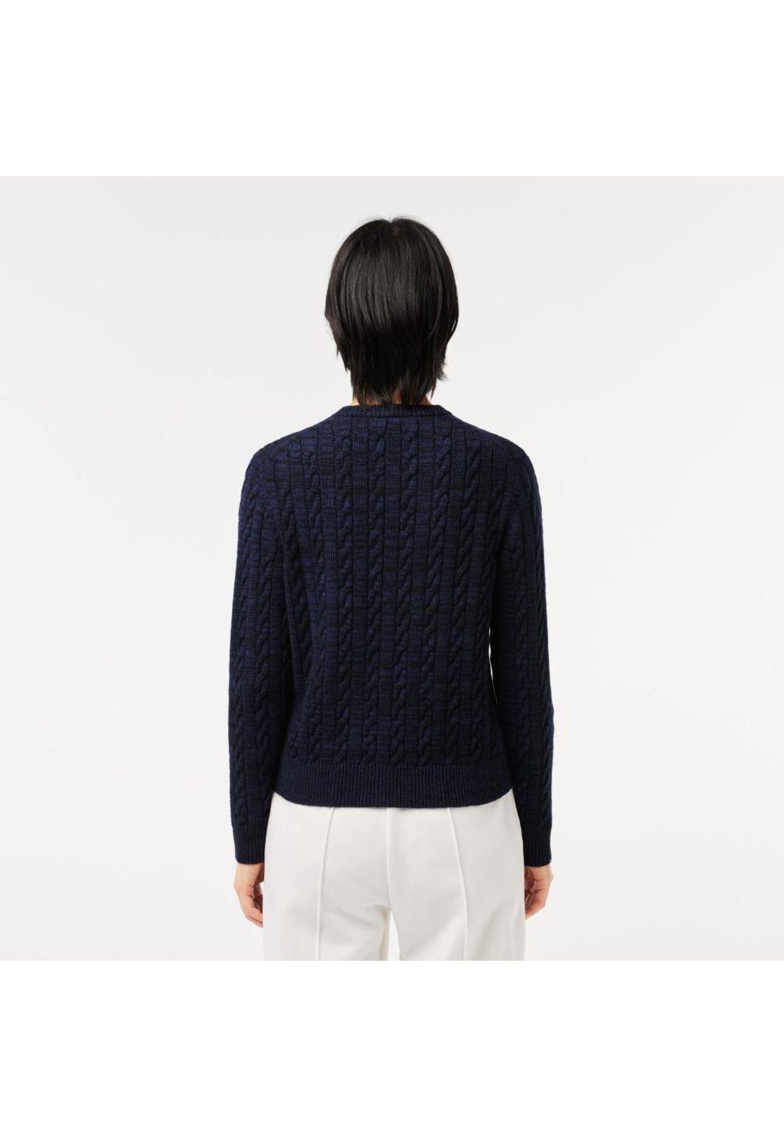 Sweater Lacoste AF0904 Mujer Azul-2