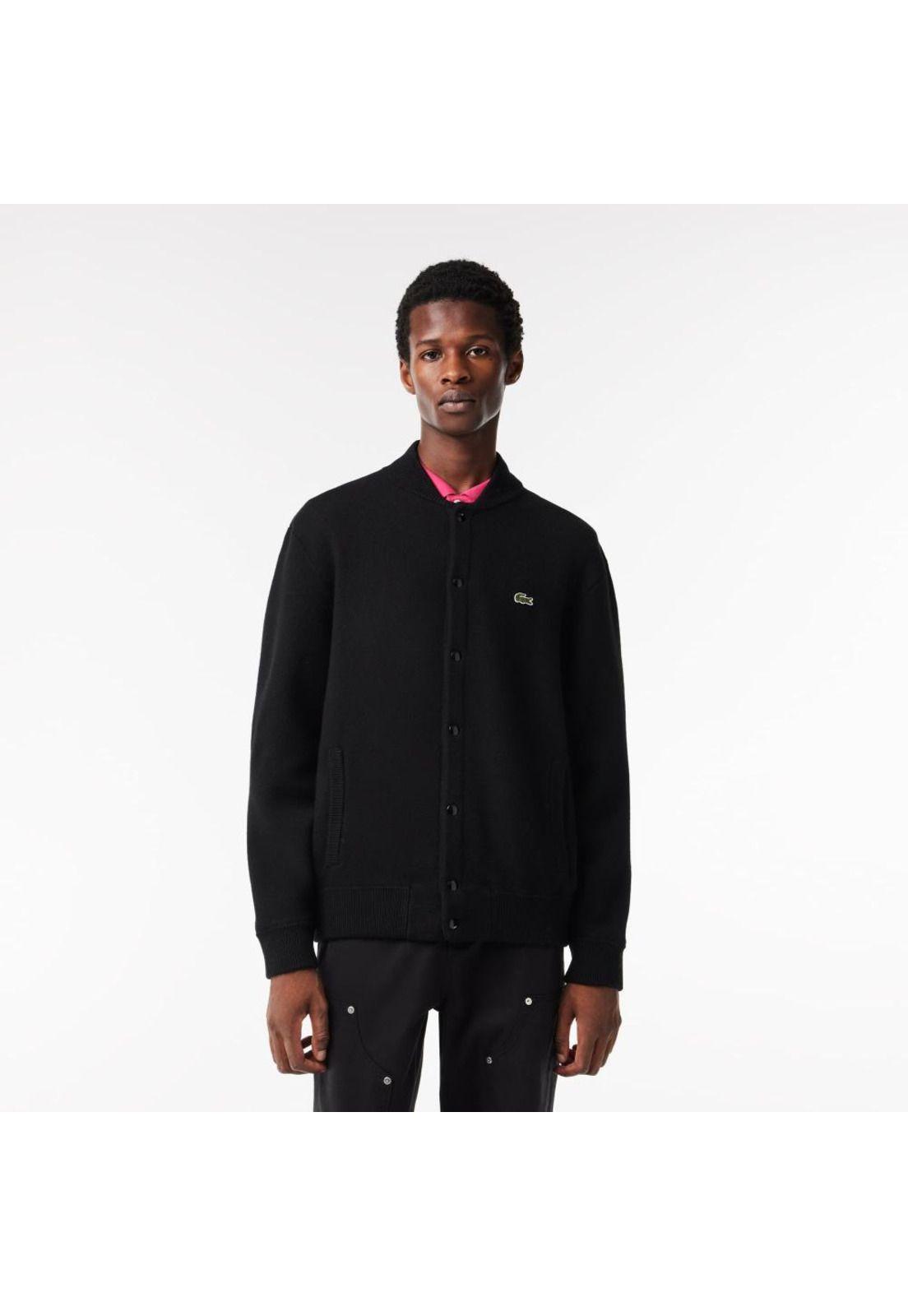 Sweater Lacoste AH1087 Hombre Negro-0