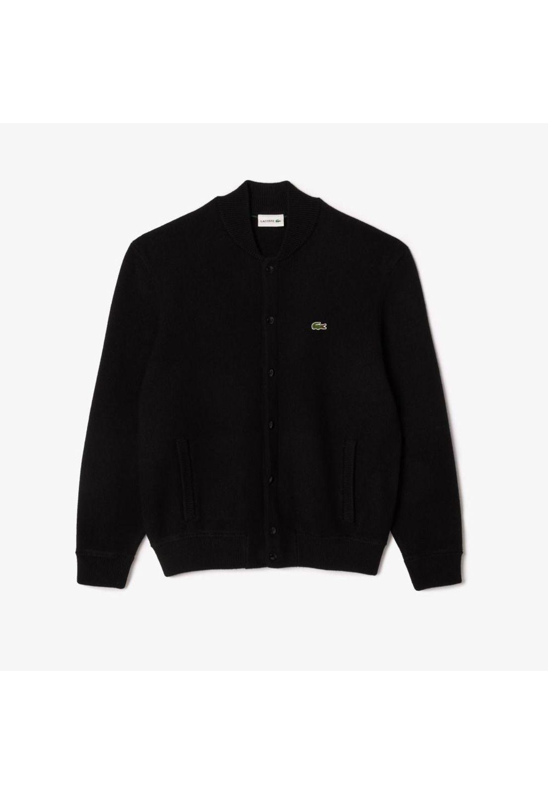 Sweater Lacoste AH1087 Hombre Negro-1