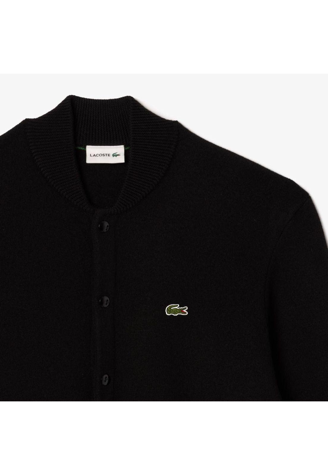 Sweater Lacoste AH1087 Hombre Negro-4